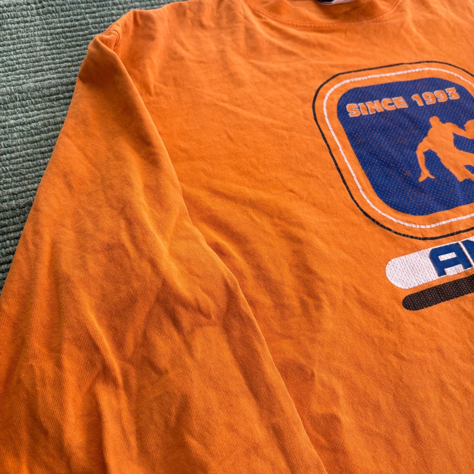 Vintage Vintage orange long sleeve And 1 basketball shirt size L Size US L / EU 52-54 / 3 - 4 Thumbnail
