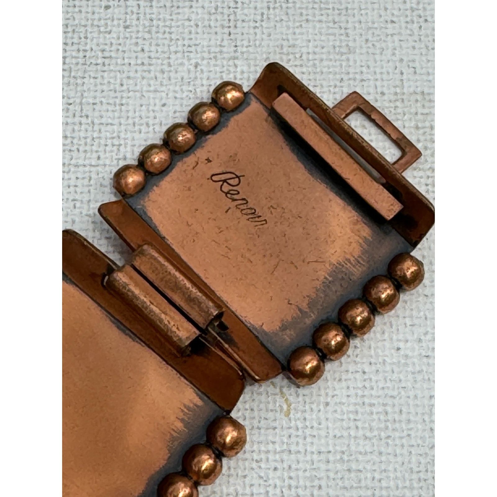 Vintage Vintage RENOIR Music Bracelet Copper Size ONE SIZE - 3 Thumbnail