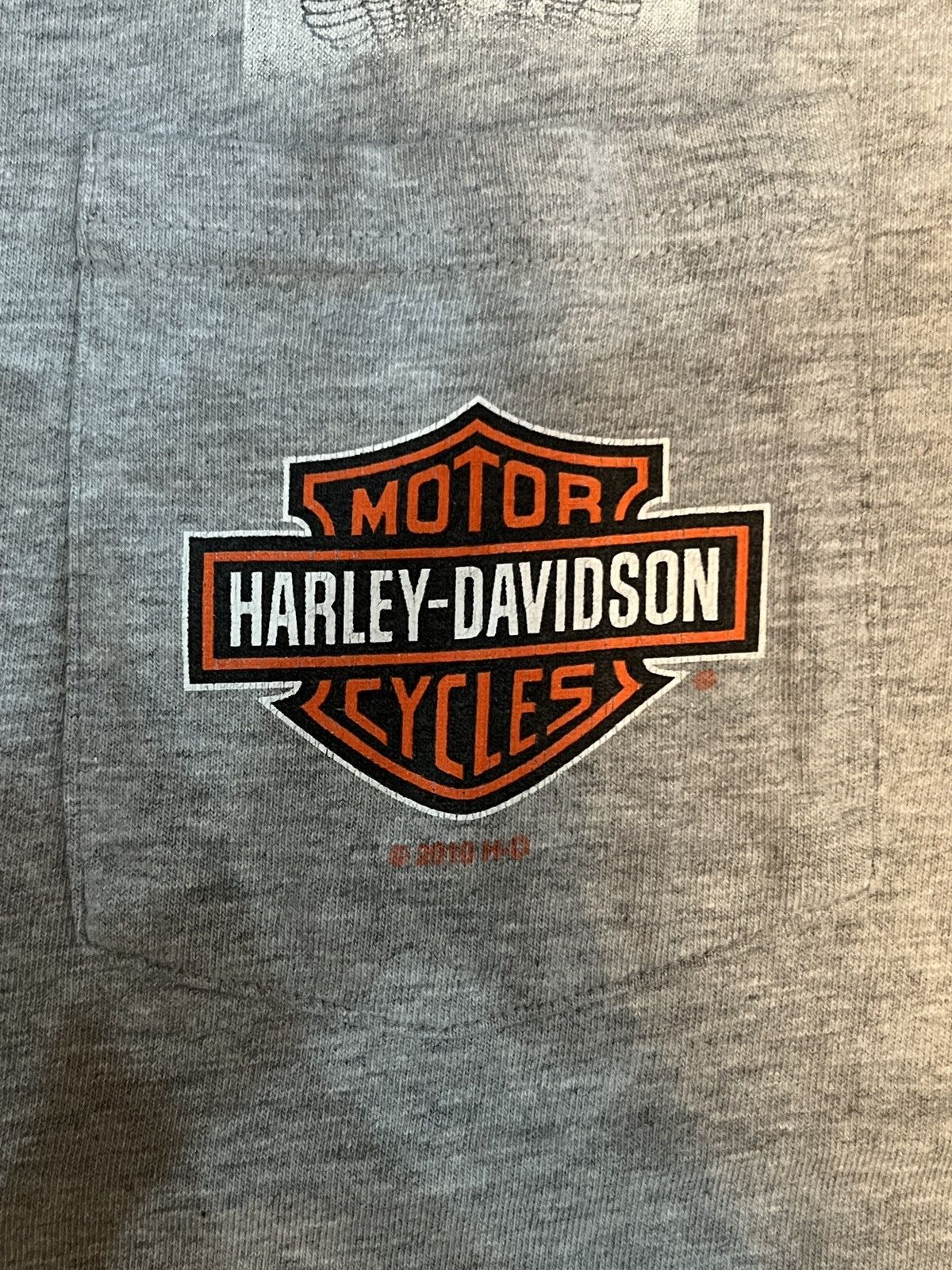 Harley Davidson Harley-Davidson “ticket to ride” Gray and Orange T-Shirt Size US L / EU 52-54 / 3 - 2 Thumbnail