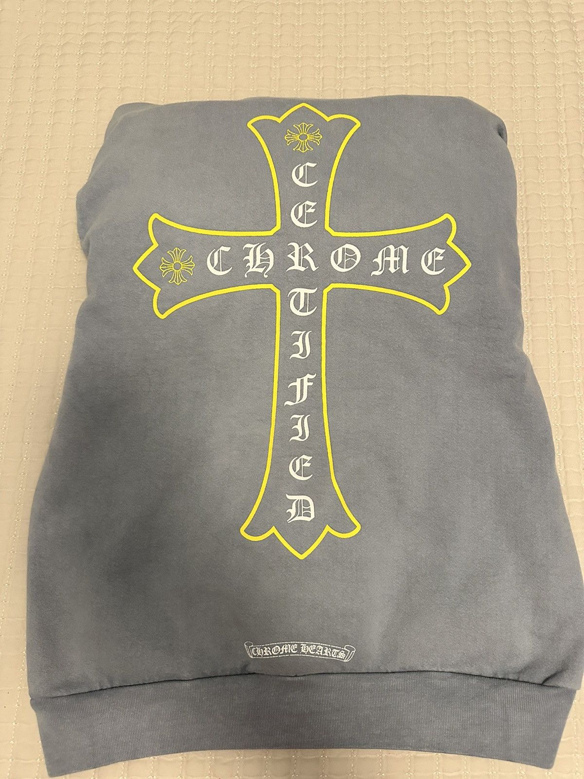 Chrome Hearts Chrome Hearts X Drake Certified Washed Navy Hoodie Size US M / EU 48-50 / 2 - 11 Thumbnail