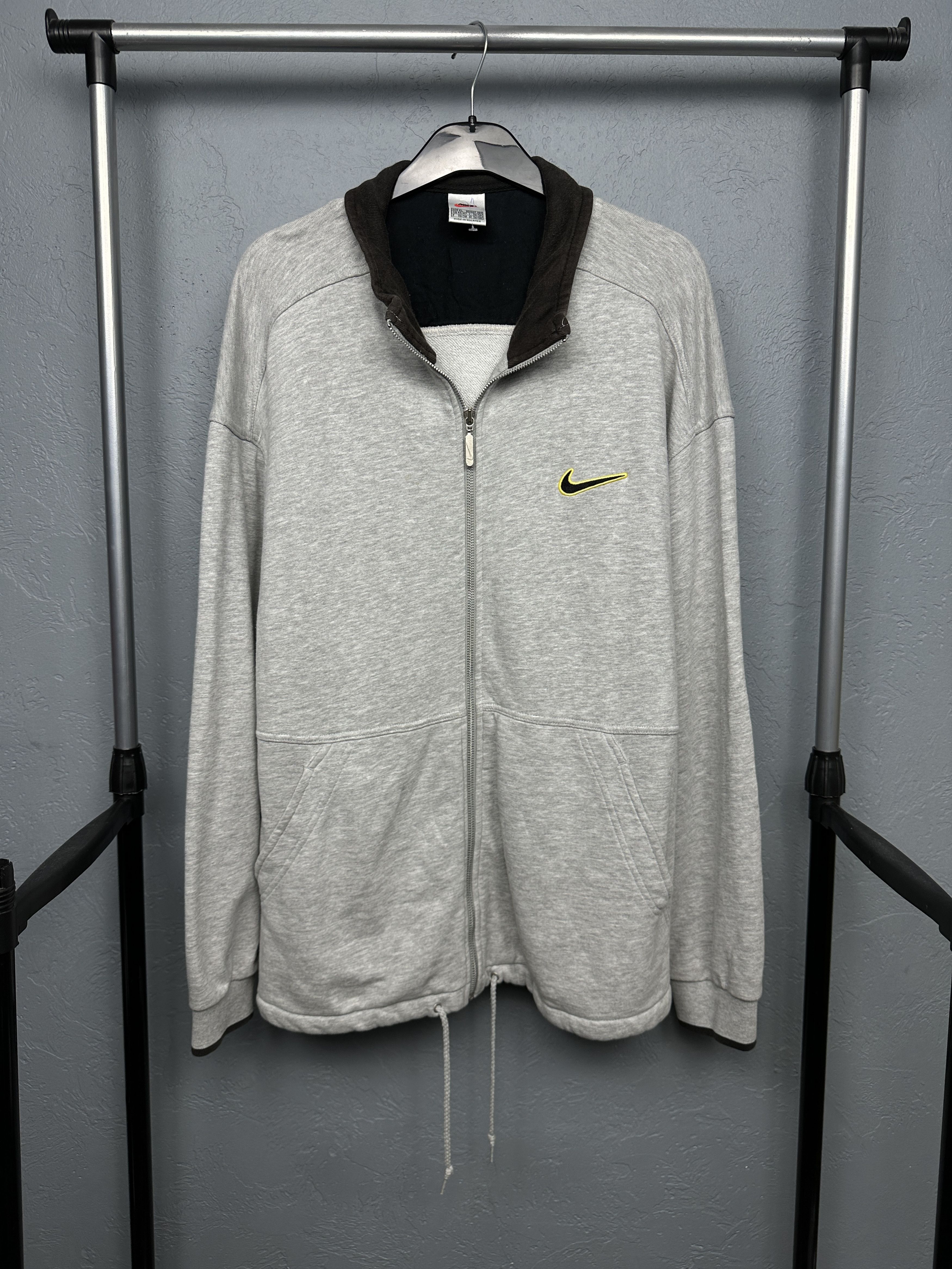 Nike Nike 90s Vintage Mens Full Zip Hoodie Sweatshirt Size US XL / EU 56 / 4 - 4 Thumbnail