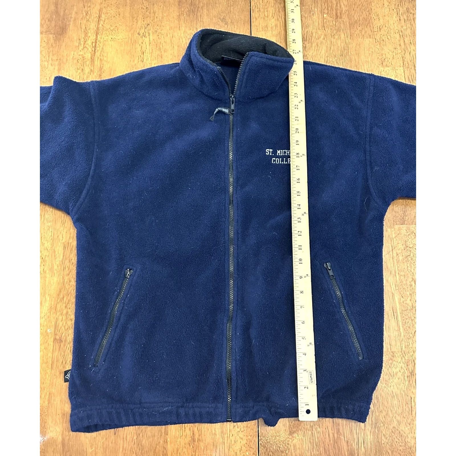 Vintage VINTAGE Charles River Fleece Jacket M Blue St. Michael’s College Mens Size US M / EU 48-50 / 2 - 7 Thumbnail