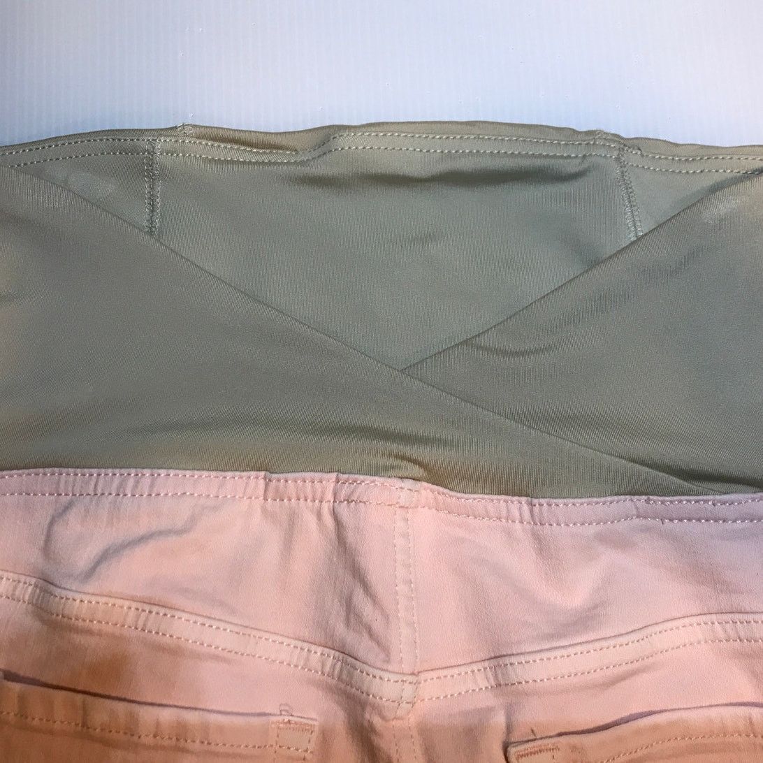 Other Isabel Maternity Skinny Pink Denim Tapered Jeans 12 Size 34" / US 12 / IT 48 - 7 Thumbnail