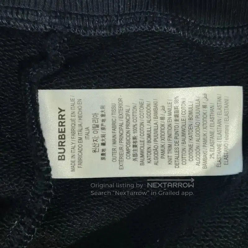 Burberry Burberry Black Cotton Women's Hoodie. Size S / US 4 / IT 40 - 5 Thumbnail