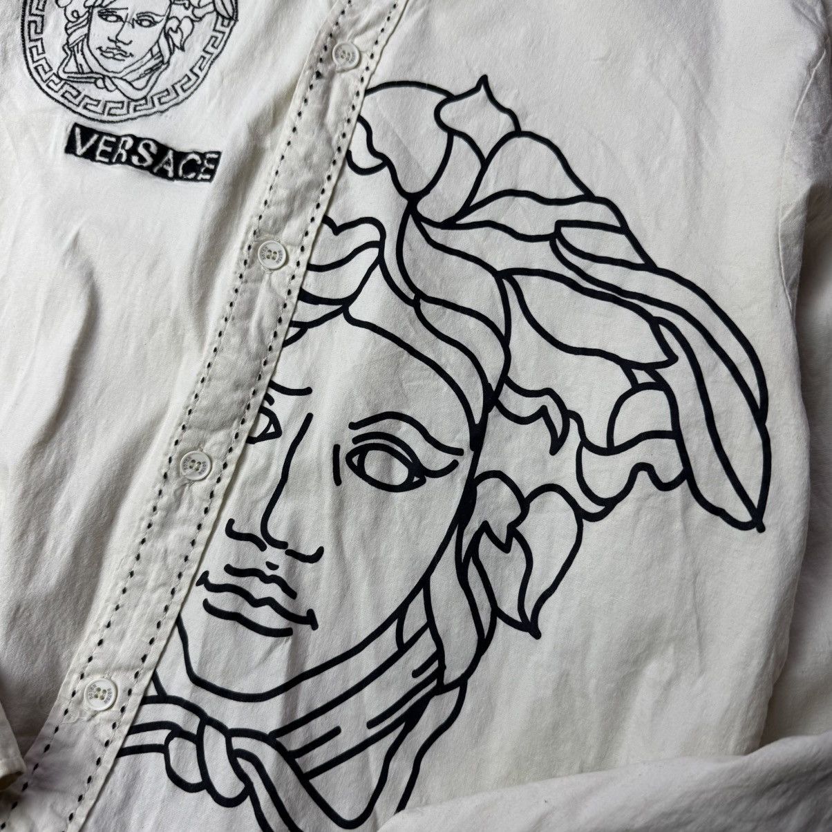 Versace × Vintage Versace Shirt Classic Vintage Size XL / US 12-14 / IT 48-50 - 6 Thumbnail