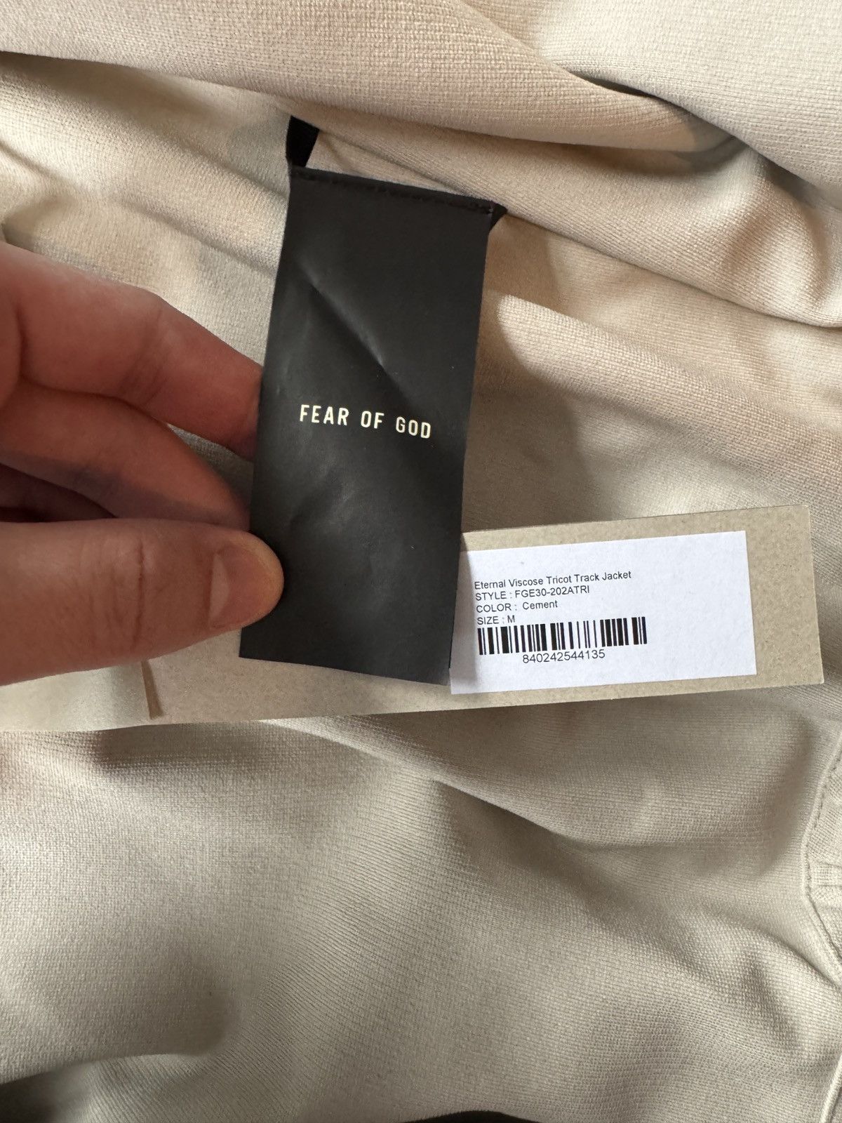 Fear of God FEAR OF GOD ETERNAL VISCOSE TRICOT TRACK JACKET M Size US M / EU 48-50 / 2 - 3 Thumbnail
