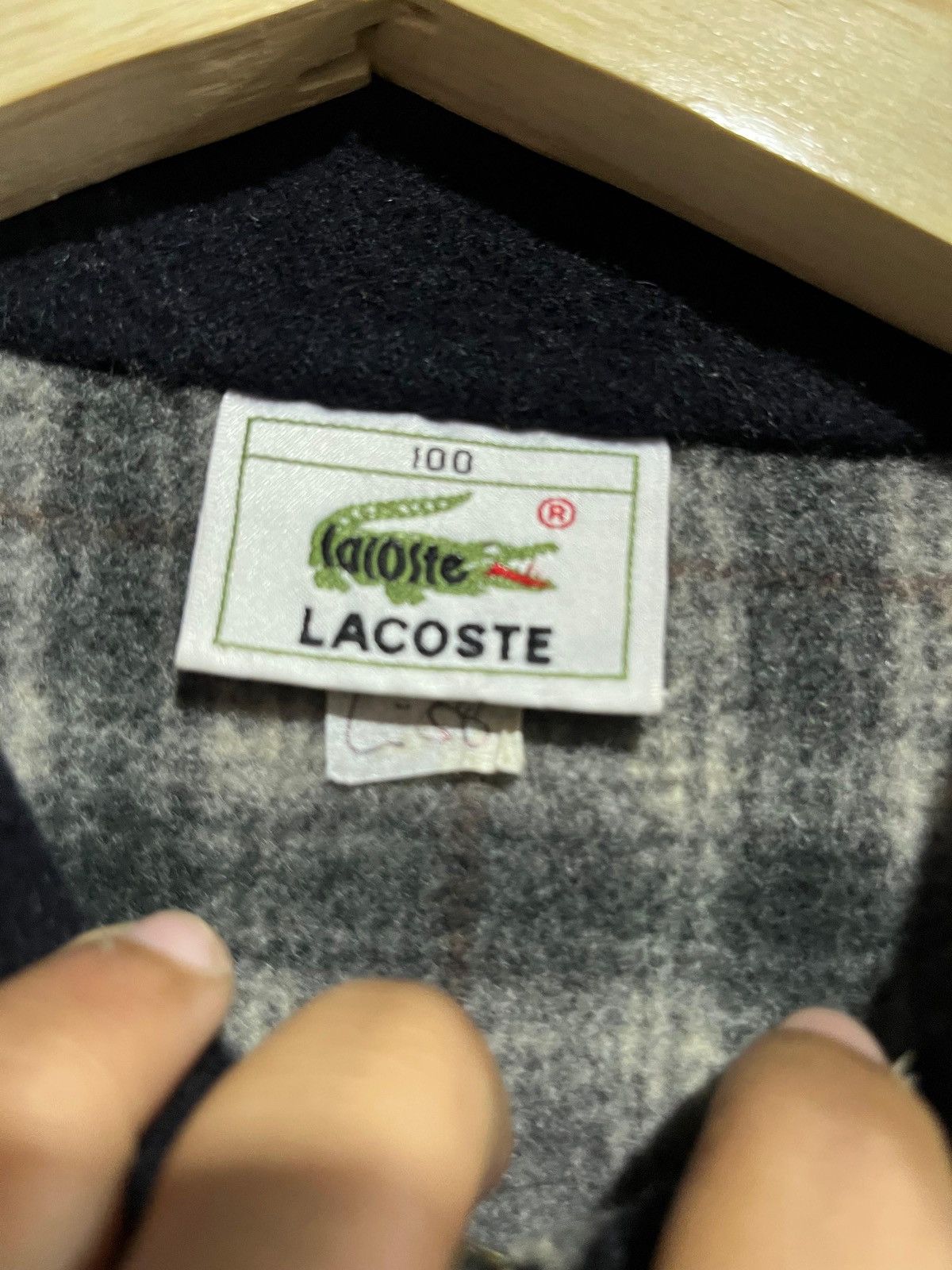 Lacoste Very rare work jacket woll lacoste vintage Size US M / EU 48-50 / 2 - 3 Thumbnail