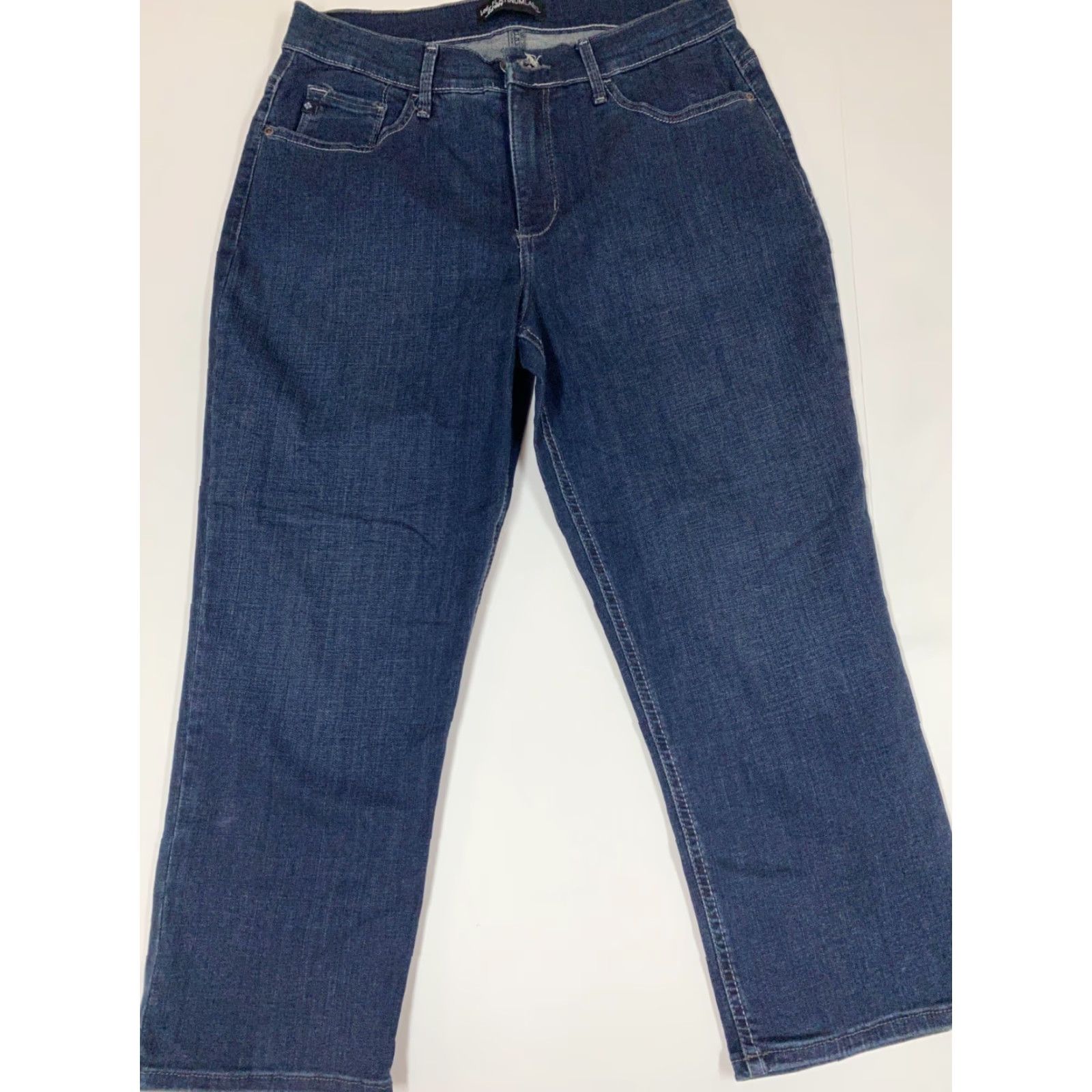 Lee Lee Jeans Womens Jeans 28 Blue Denim Straight Pockets Regular Mid Rise 21in Inseam 28in Vintage No Womens Size 28" / US 6 / IT 42 - 2 Thumbnail