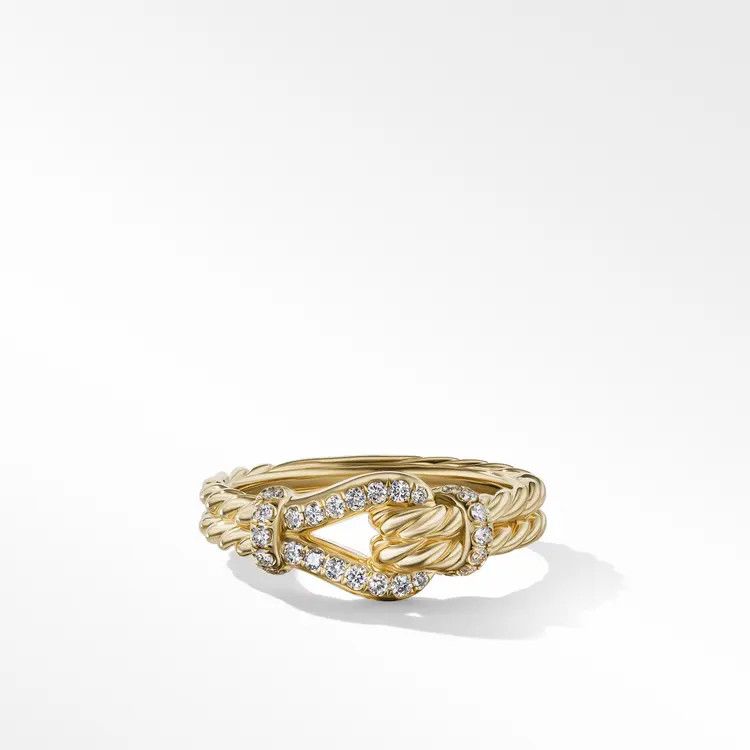 David Yurman o1s1wg111025 R17456D/Size 7/Thoroughbred Loop Ring in Golden Size ONE SIZE - 2 Thumbnail
