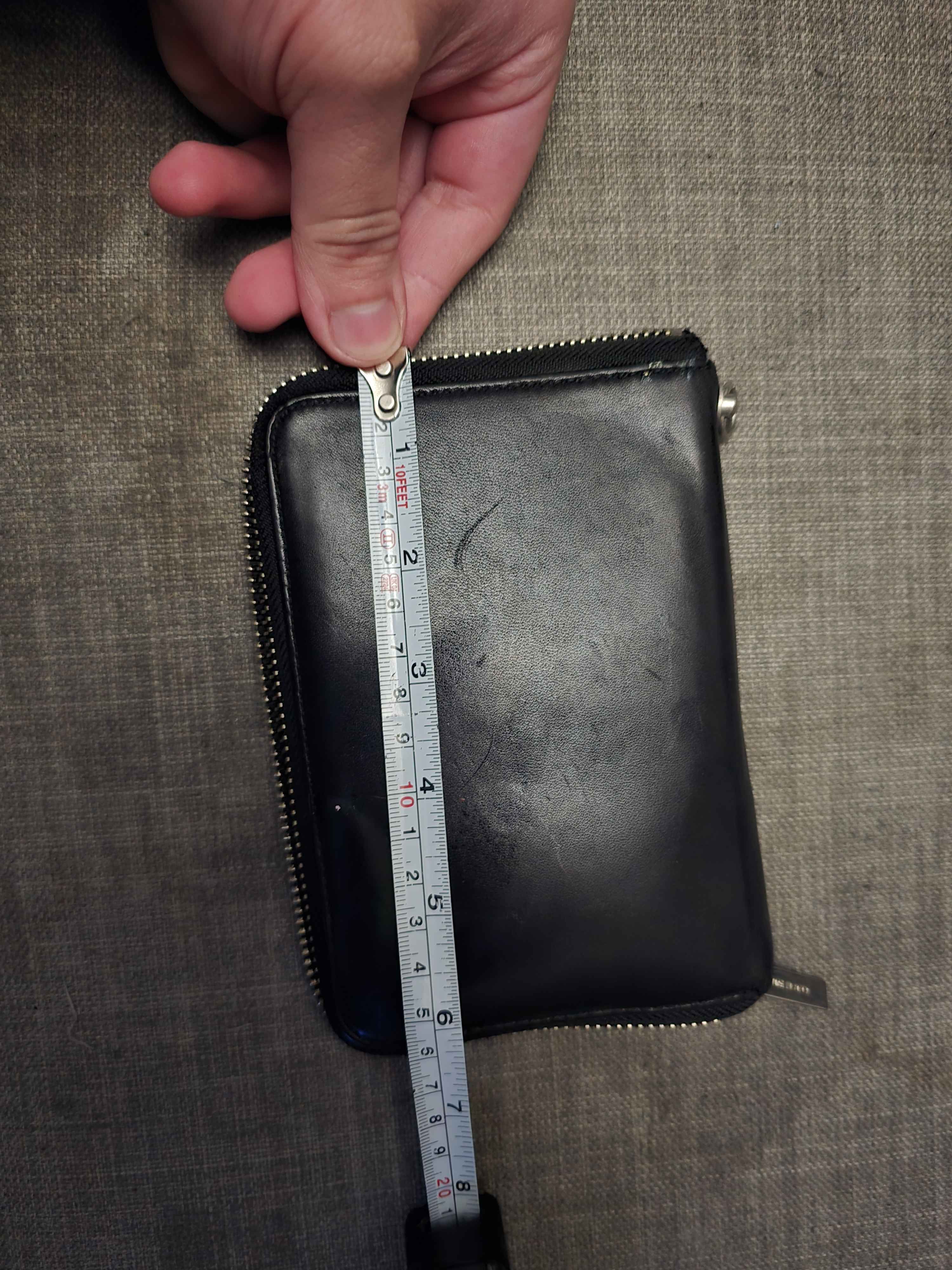 Yohji Yamamoto Yohji Yamamoto Zip leather wallet clutch Size ONE SIZE - 10 Thumbnail