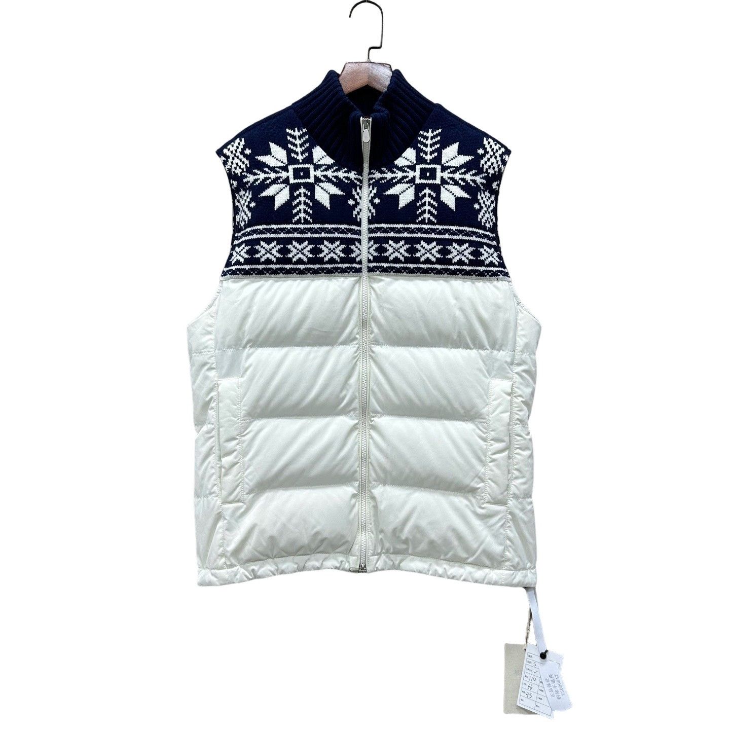 Brunello Cucinelli Brunello Cucinelli Fair Isle Knit Puffer Vest Size S Size US S / EU 44-46 / 1 - 1 Thumbnail