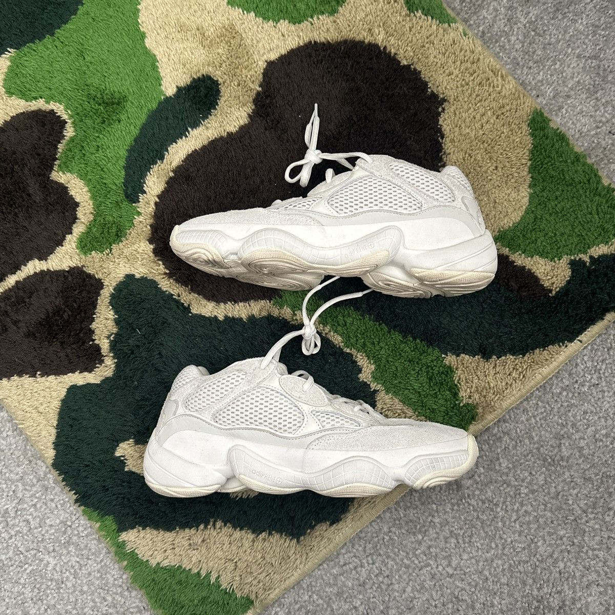 image of Adidas Yeezy 500 Blush Shoes, Men's (Size 9.5)