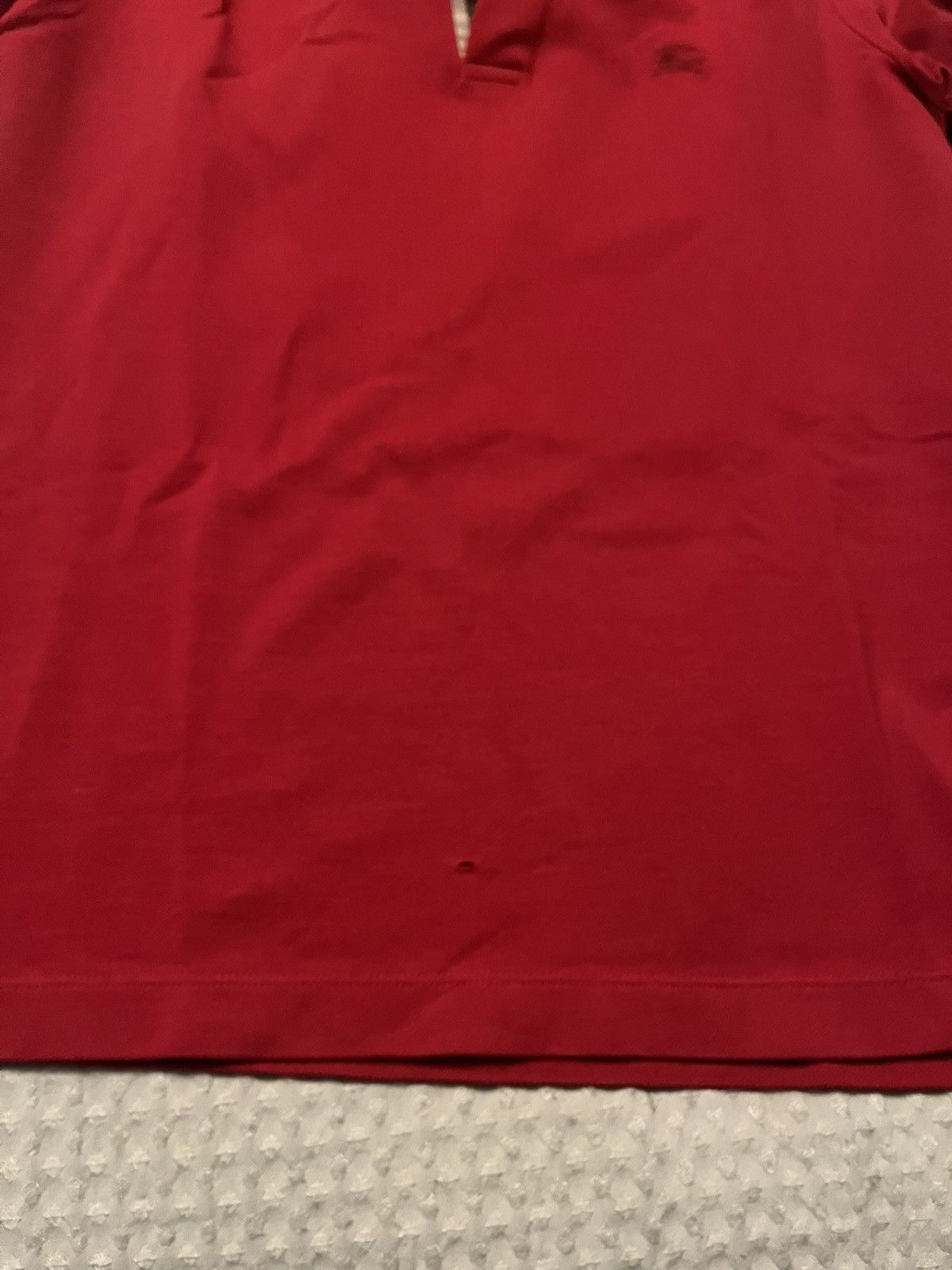 Burberry Burberry knit Red Polo (fits like a S) Size US M / EU 48-50 / 2 - 6 Thumbnail