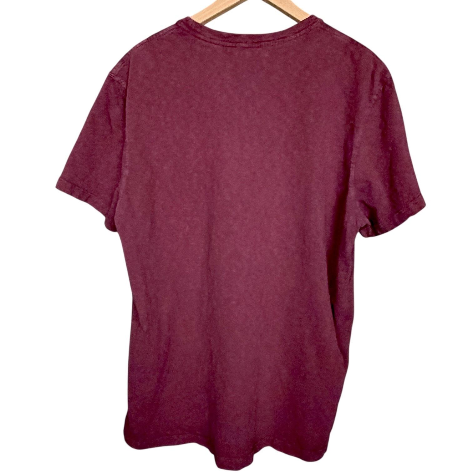 American Giant American Giant Red Maroon Basic T-Shirt Made in USA XL Size US XL / EU 56 / 4 - 4 Thumbnail