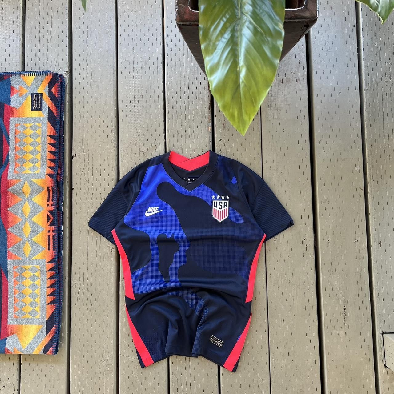 Nike × Vintage Usa Soccer Jersey Size US S / EU 44-46 / 1 - 2 Thumbnail