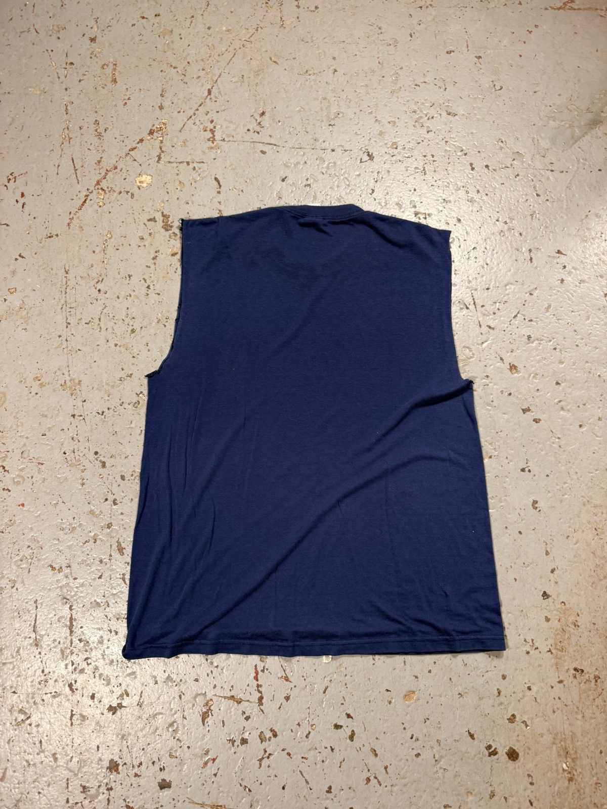 Other Vintage Apple Wood Athletics Thrashed Cutoff Tee Size US L / EU 52-54 / 3 - 6 Thumbnail