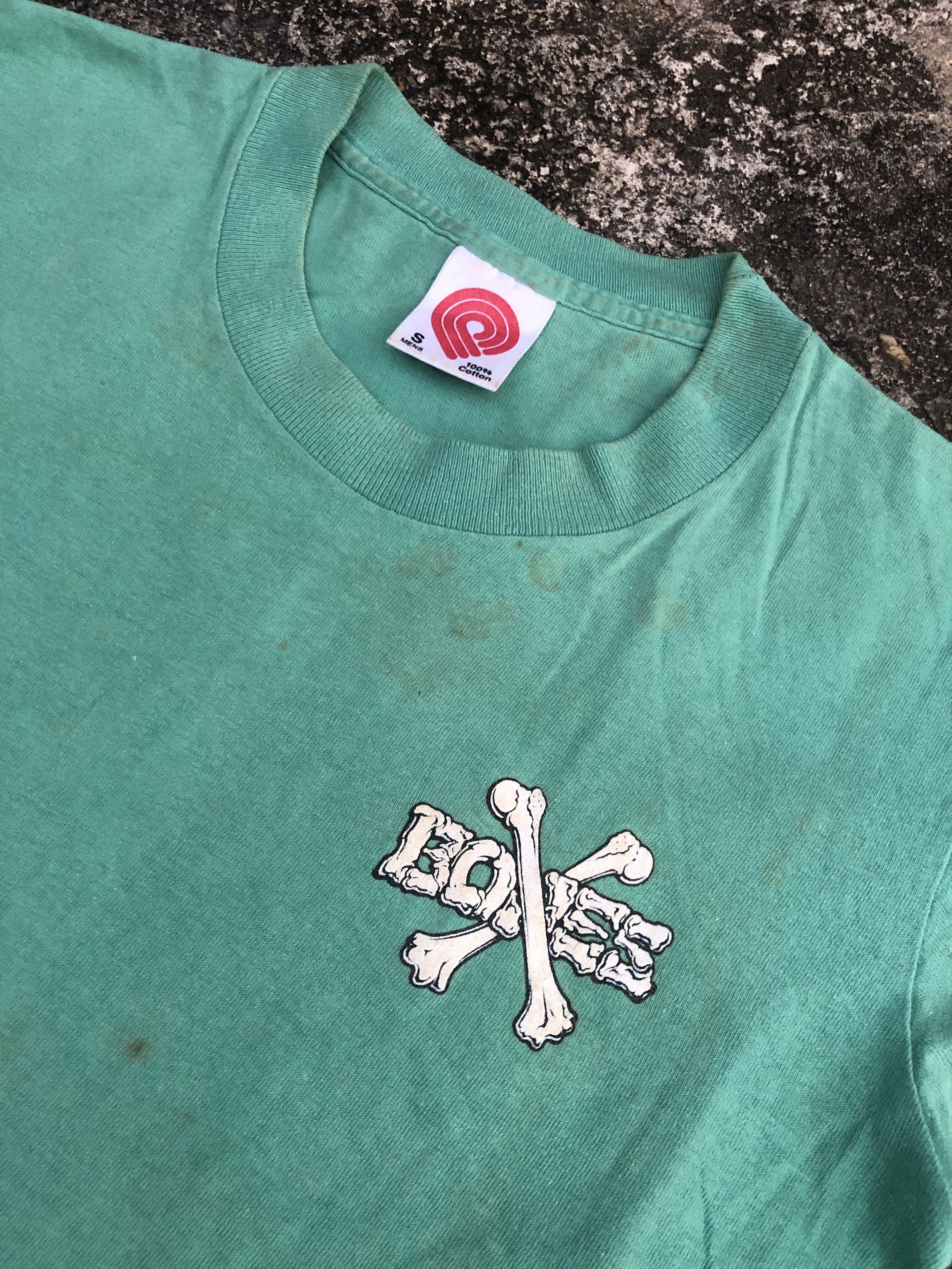 Powell Peralta 🔥Vintage 90s POWELL PERALTA BONES Ripped Distressed T-Shirt Size US S / EU 44-46 / 1 - 5 Thumbnail