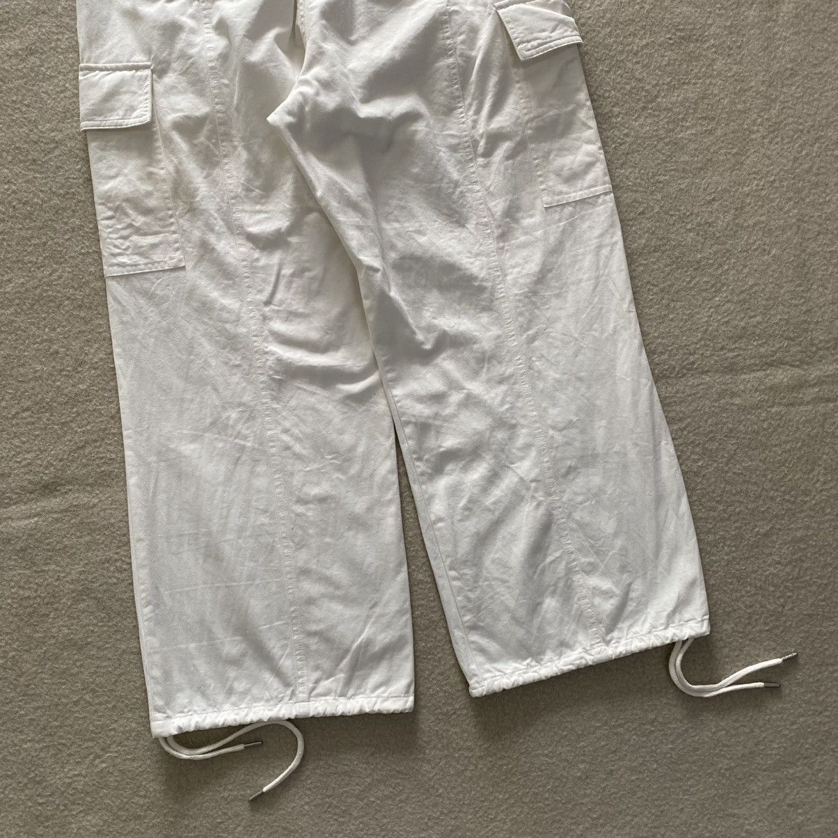Japanese Brand × Le Grande Bleu (L.G.B.) GRL White Ballon Parachute Cargo Pants w24-34'inches Size 30" / US 8 / IT 44 - 7 Thumbnail