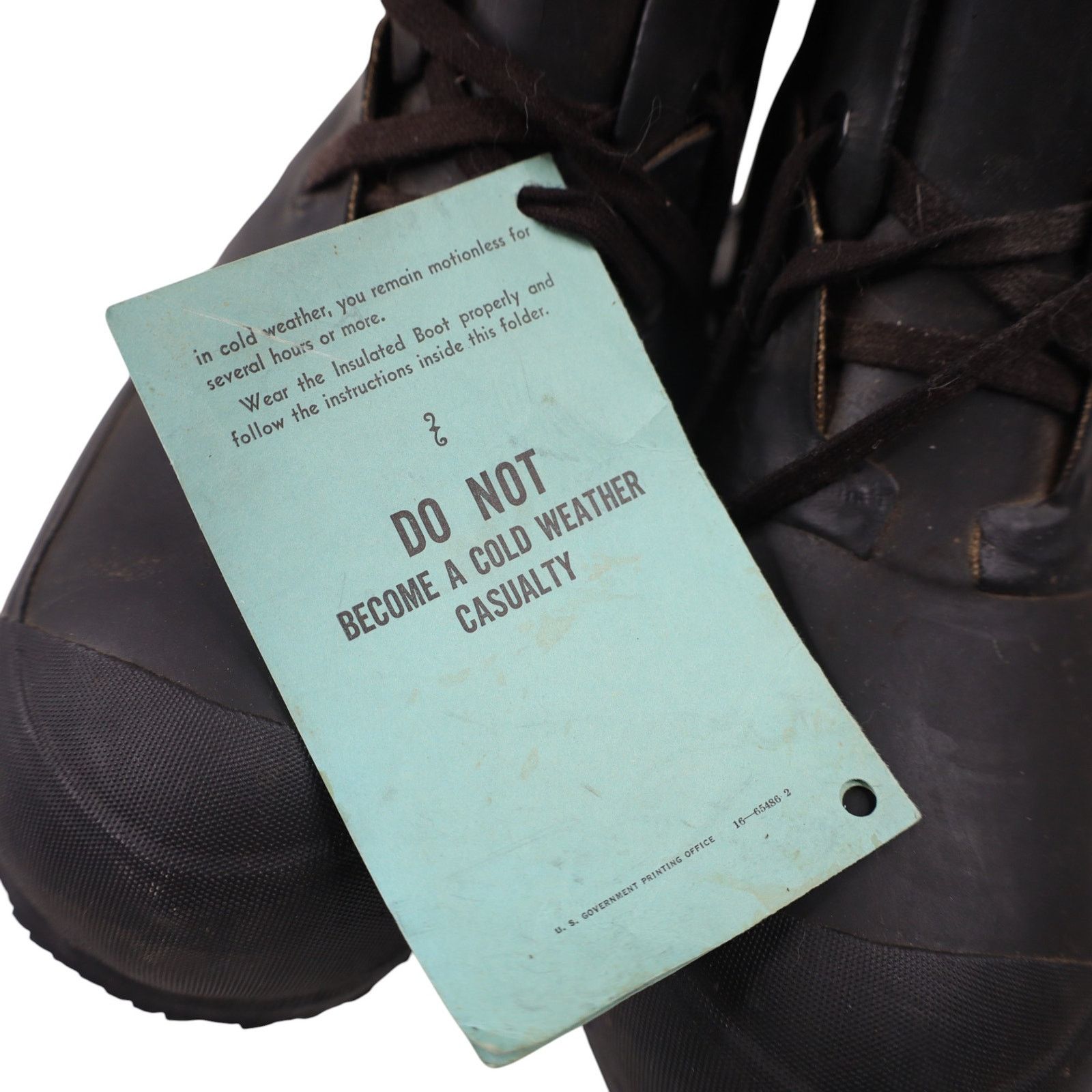Vintage NWT Vintage Military QMC Hood Rubber Cold Weather Boots Size US 9 / EU 42 - 11 Thumbnail