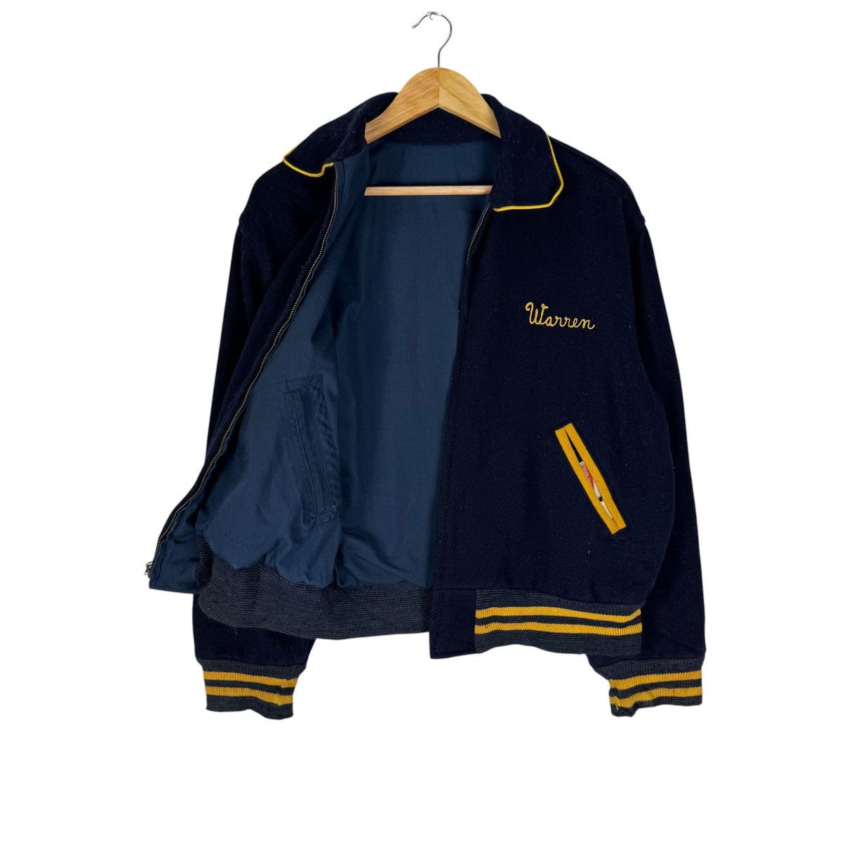Vintage ☀️VINTAGE 70s UNION EMBLEM ELCO 78 LETTERMAN VARSITY JACKET Size US L / EU 52-54 / 3 - 7 Thumbnail