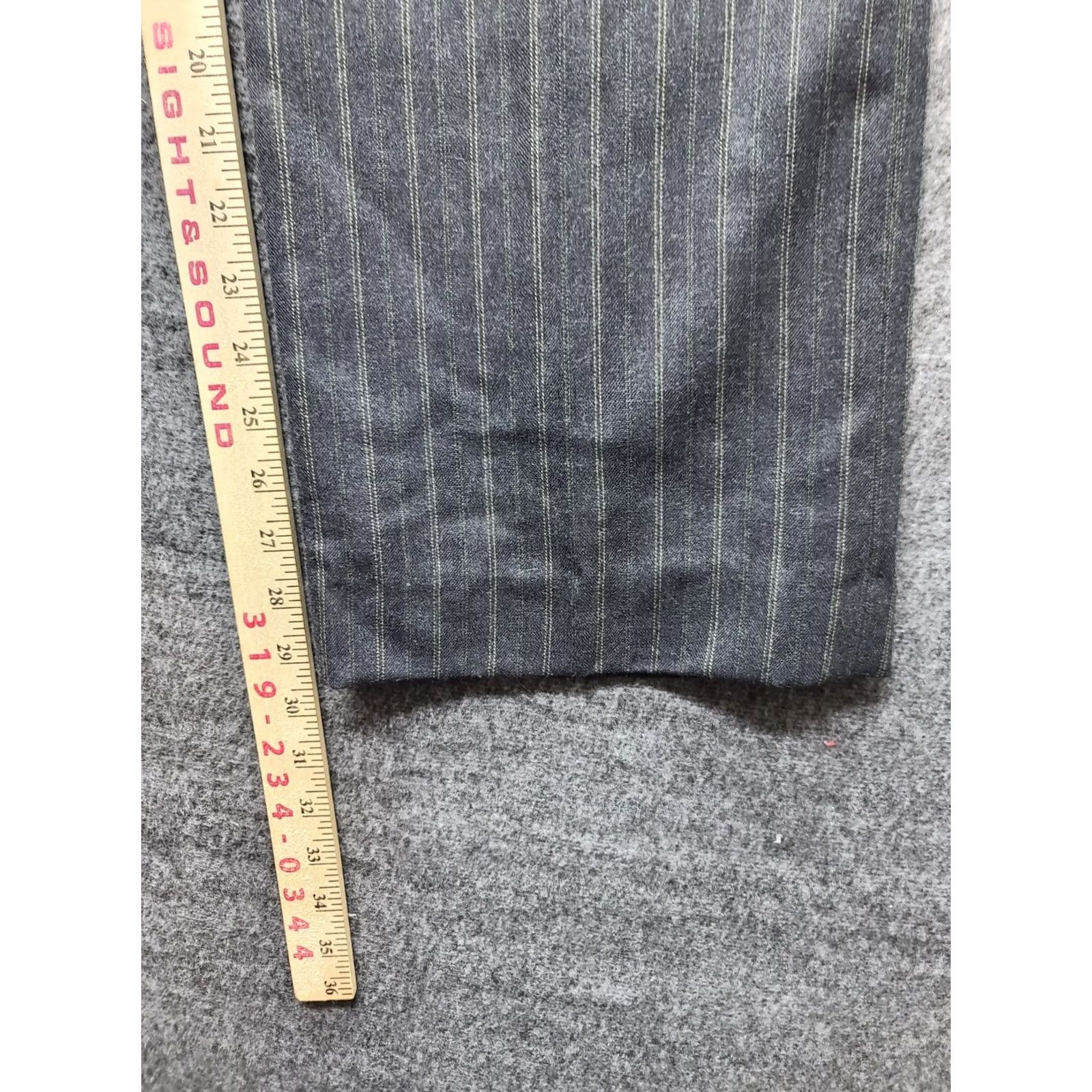 Pendleton VINTAGE Pendleton Pants Womens 12 Straight Leg Virgin Wool Pleated Trouser Black 29in Inseam 80s 90s USA Mens Womens Girls Size 34" / US 12 / IT 48 - 5 Thumbnail