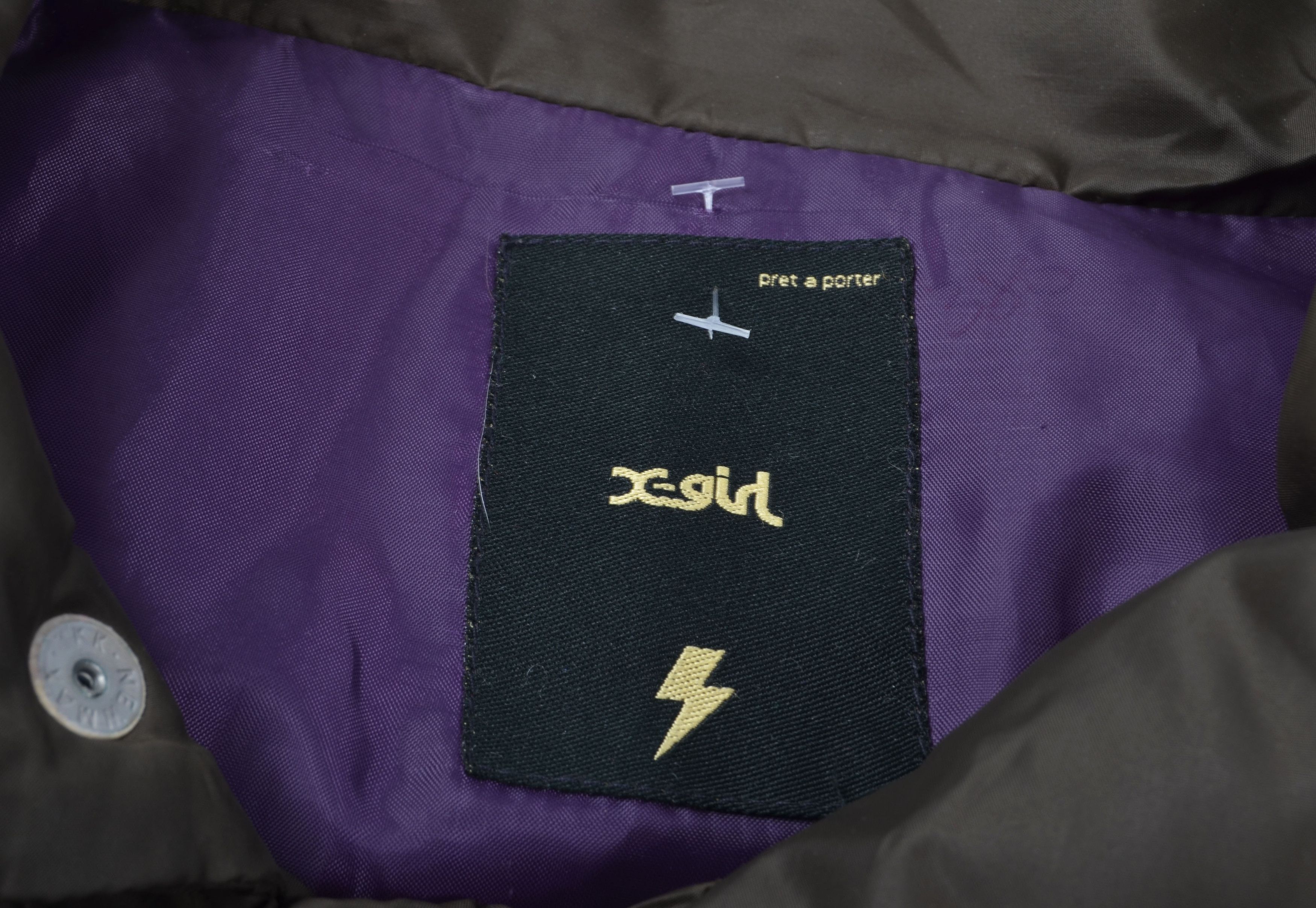 X-Girl Vintage X-Girl Y2K Pret a Porter Dark Green Long Jacket Size M / US 6-8 / IT 42-44 - 8 Thumbnail