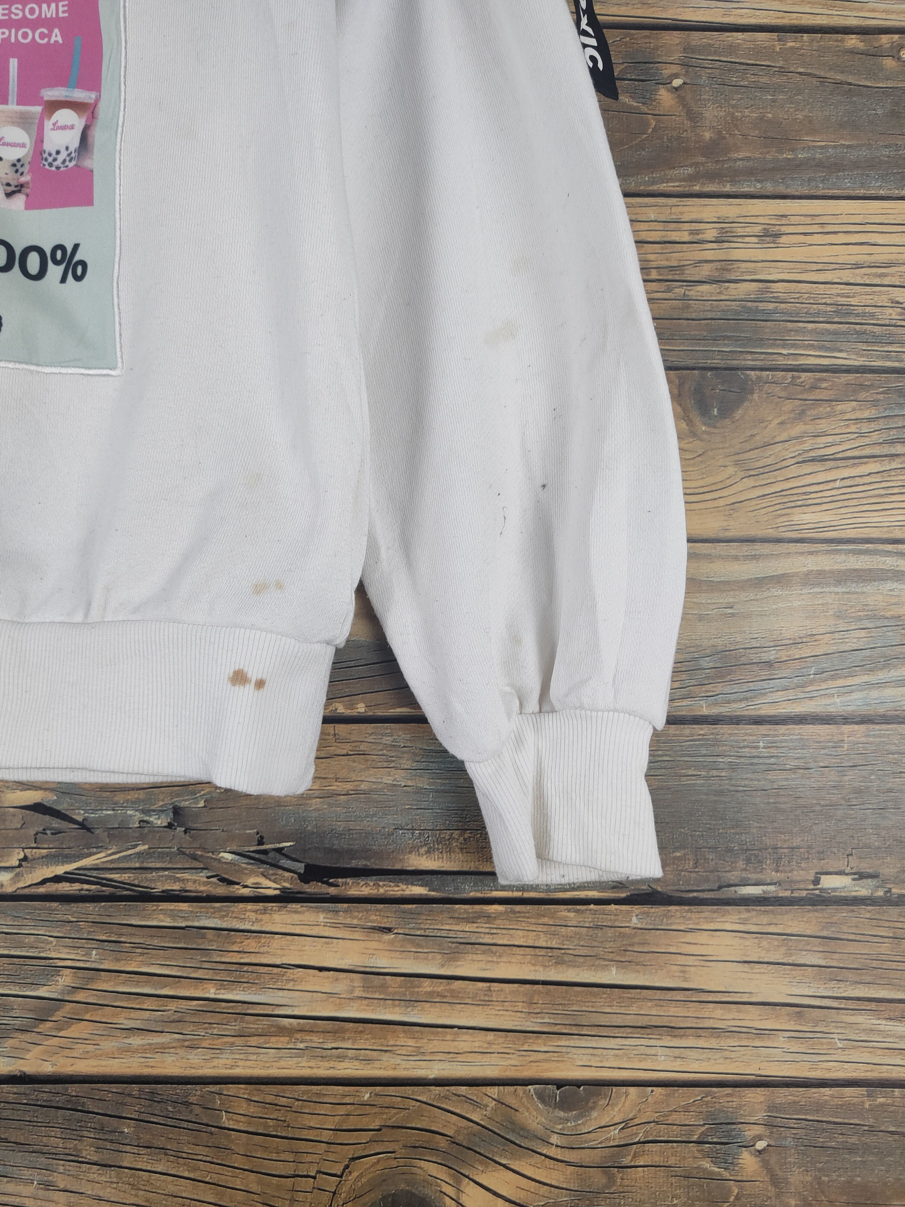 Japanese Brand × Vintage Vintage 💥 Lovetoxic White Sweatshirts Size S / US 4 / IT 40 - 8 Thumbnail