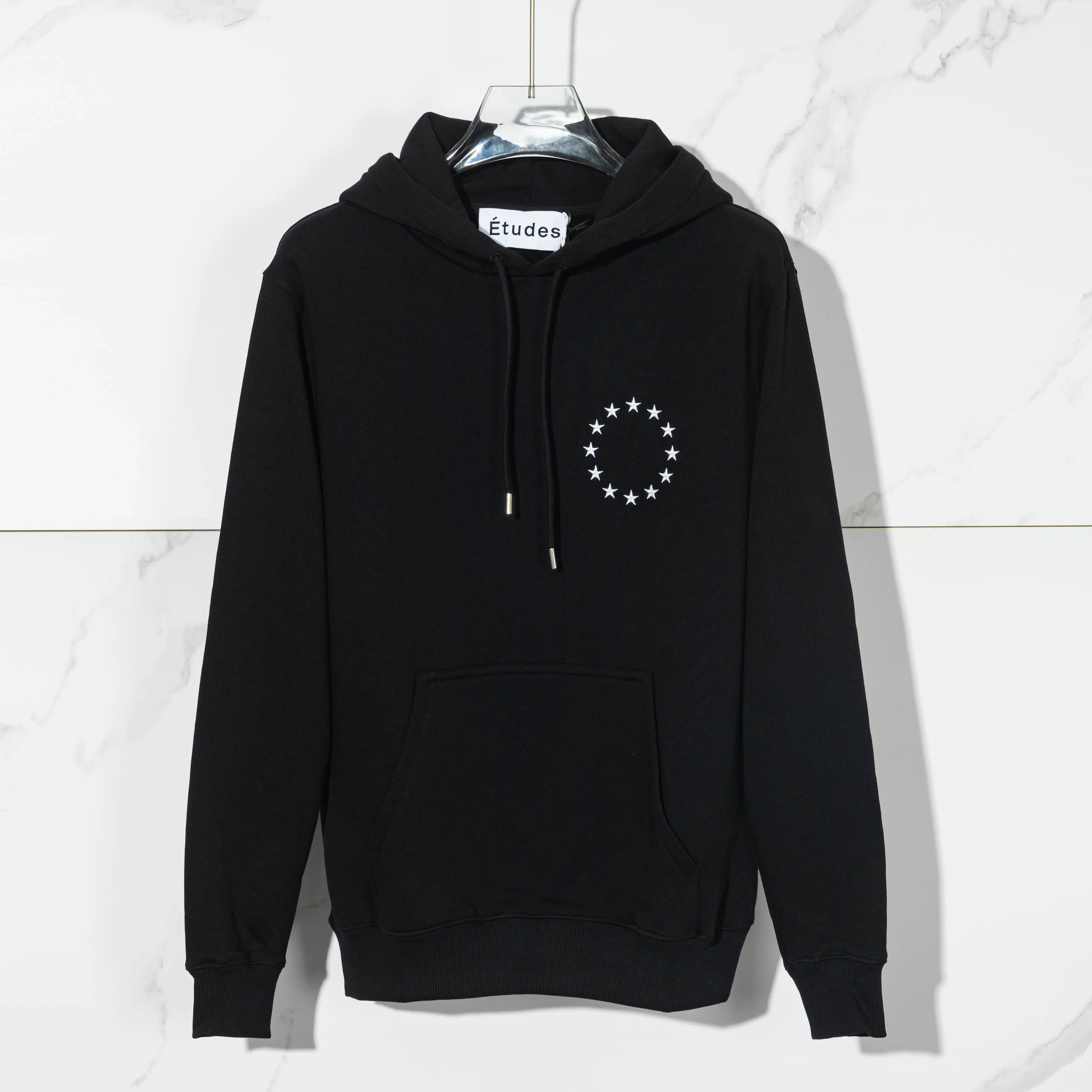 Etudes Etudes Men's Star Hooded Fleece Sweatshirt Size US M / EU 48-50 / 2 - 1 Thumbnail