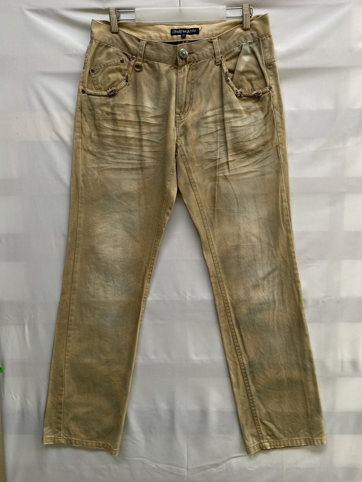 In The Attic Vintage Y2K InTheAttic Punk Seditionaries Buckle-back Jeans Size US 31 - 1 Thumbnail