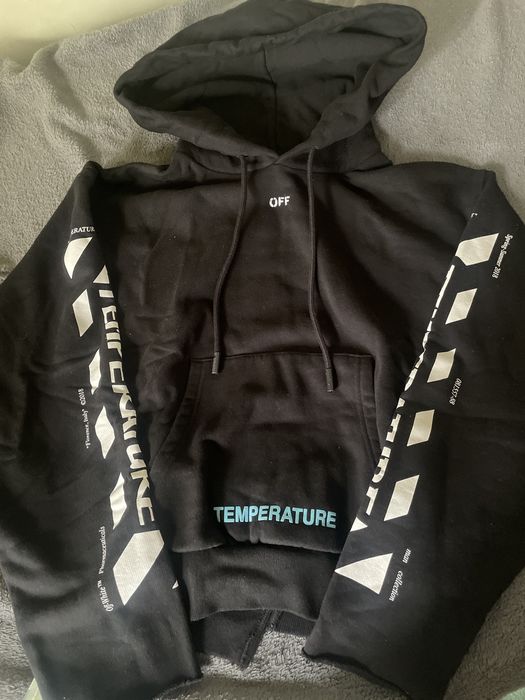 Temperature off white outlet hoodie