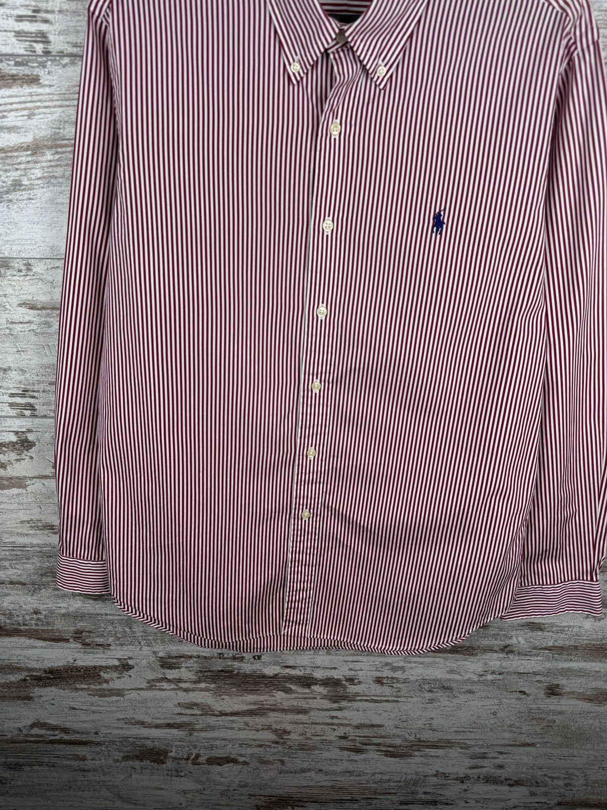 Polo Ralph Lauren × Vintage Mens Vintage Polo Ralph Lauren striped shirts button up Size US L / EU 52-54 / 3 - 3 Thumbnail