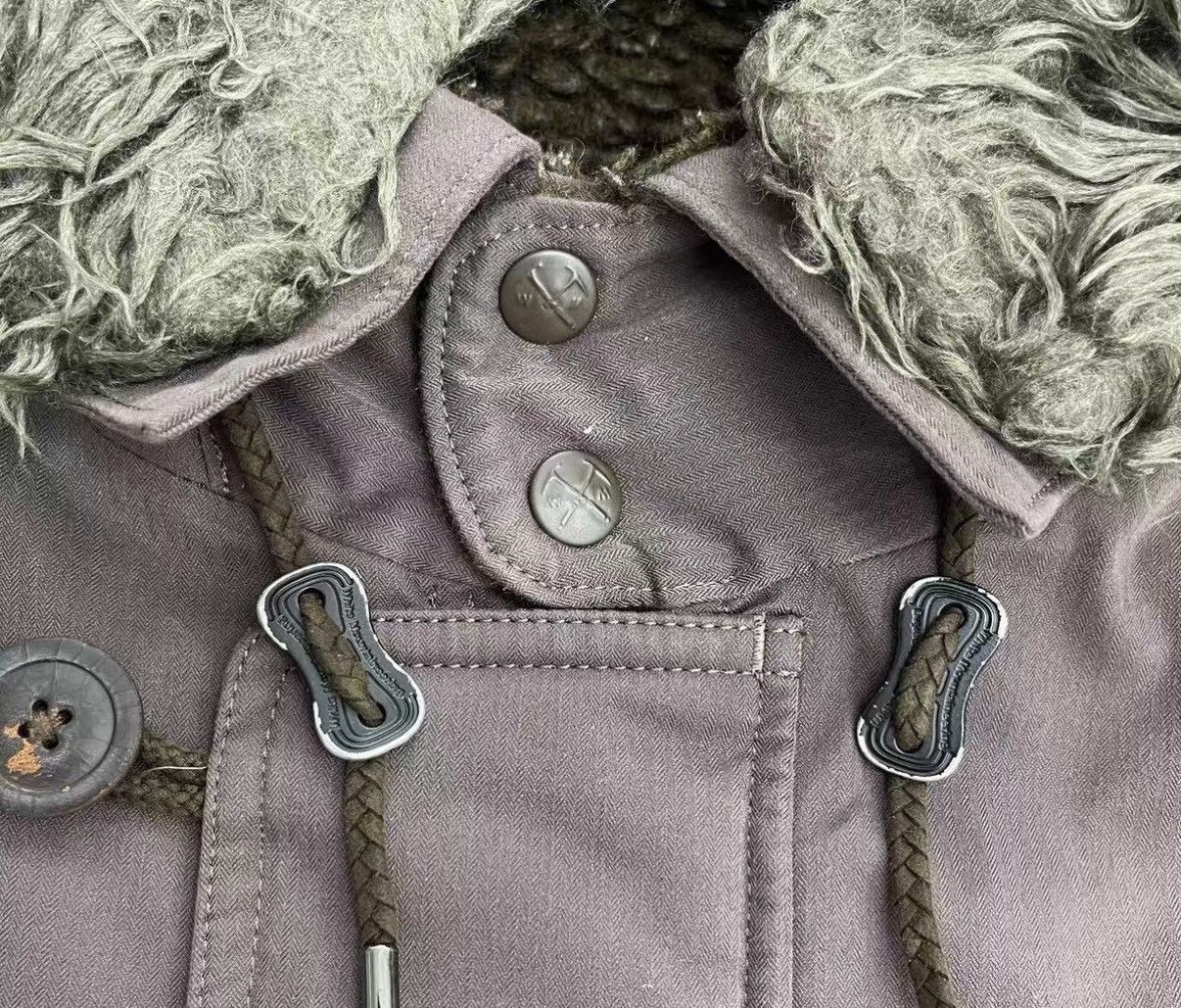 White Mountaineering Brown Hooded Parka with Faux Fur Lining - XS Size US XXS / EU 40 - 6 Thumbnail