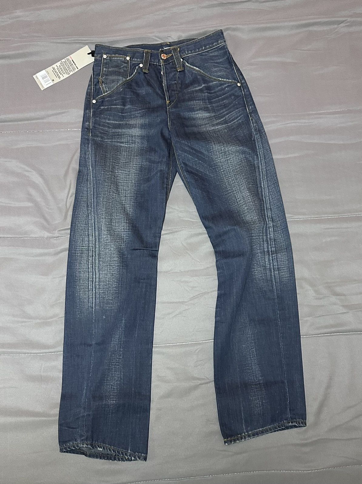 Levi's Vintage Clothing Levi’s Engineered Jeans “Guys Iconic” Brutal Blue NOS Size US 27 - 1 Thumbnail