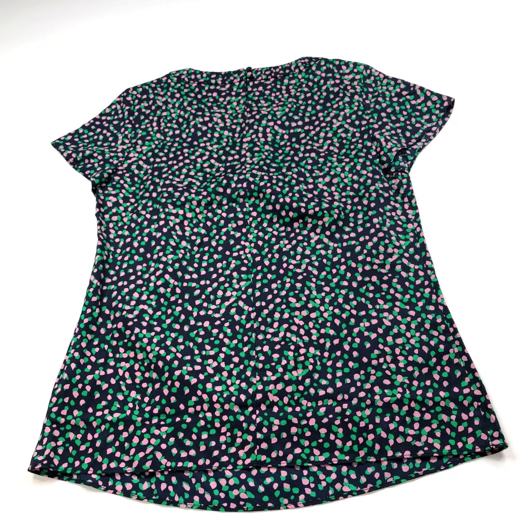 Boden Boden Carey 2 Silk Blend Womens Pullover Top Shirt Blouse Navy MINT W0093 Shirt Women XS-2? Size XS / US 0-2 / IT 36-38 - 6 Thumbnail