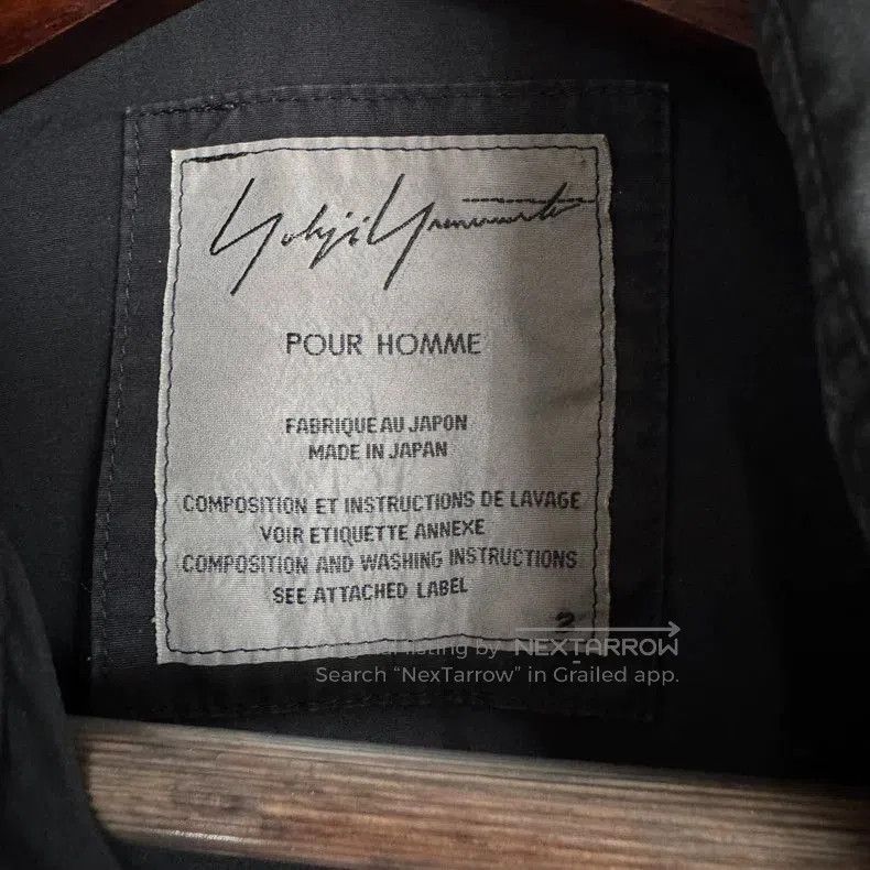 Yohji Yamamoto Yohji Yamamoto Pour Homme Cross Strap Shirt. Size US S / EU 44-46 / 1 - 8 Thumbnail