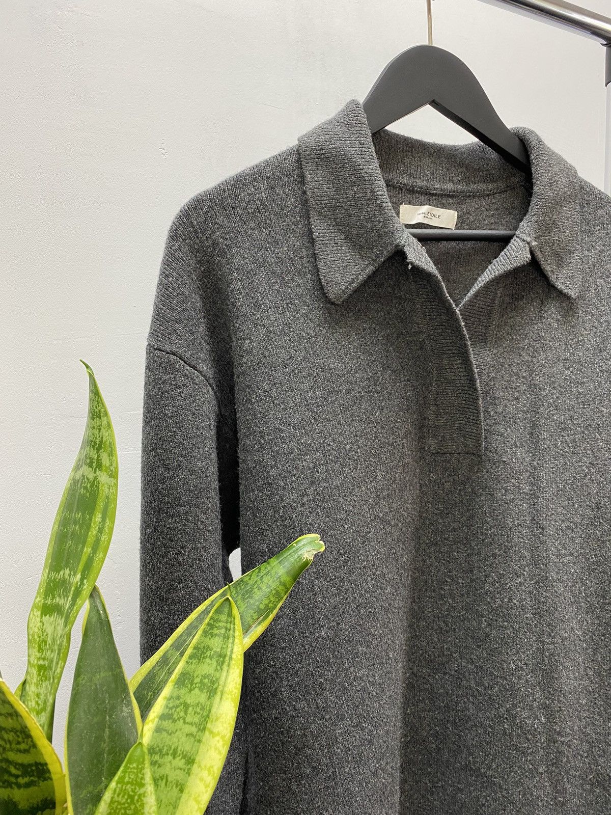 Isabel Marant × Isabel Marant Etoile Isabel Marant Etoile Lark Oversized Polo Jumper Sweater Size S / US 4 / IT 40 - 8 Thumbnail