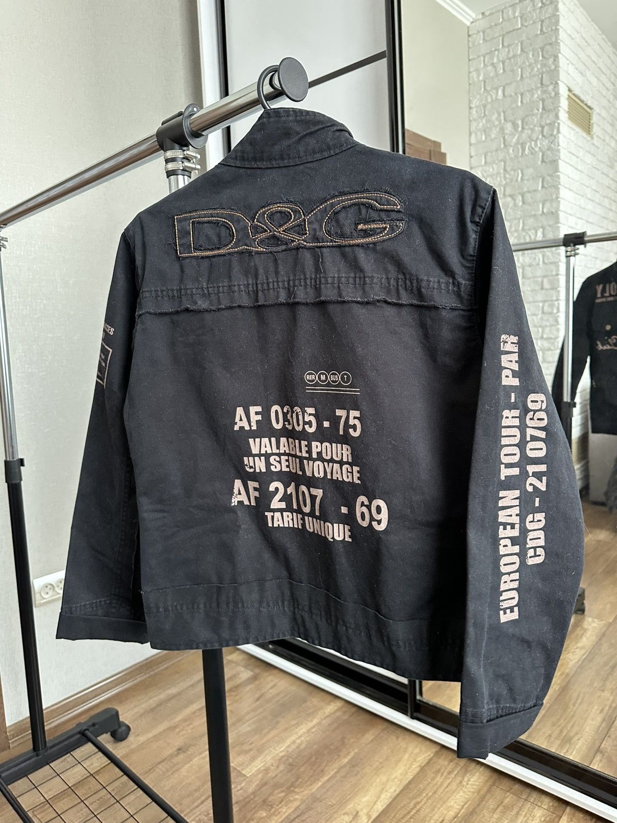 Dolce & Gabbana Dolce & Gabbana D&G Tour Vintage Denim Jacket 90s Size L / US 10 / IT 46 - 1 Thumbnail