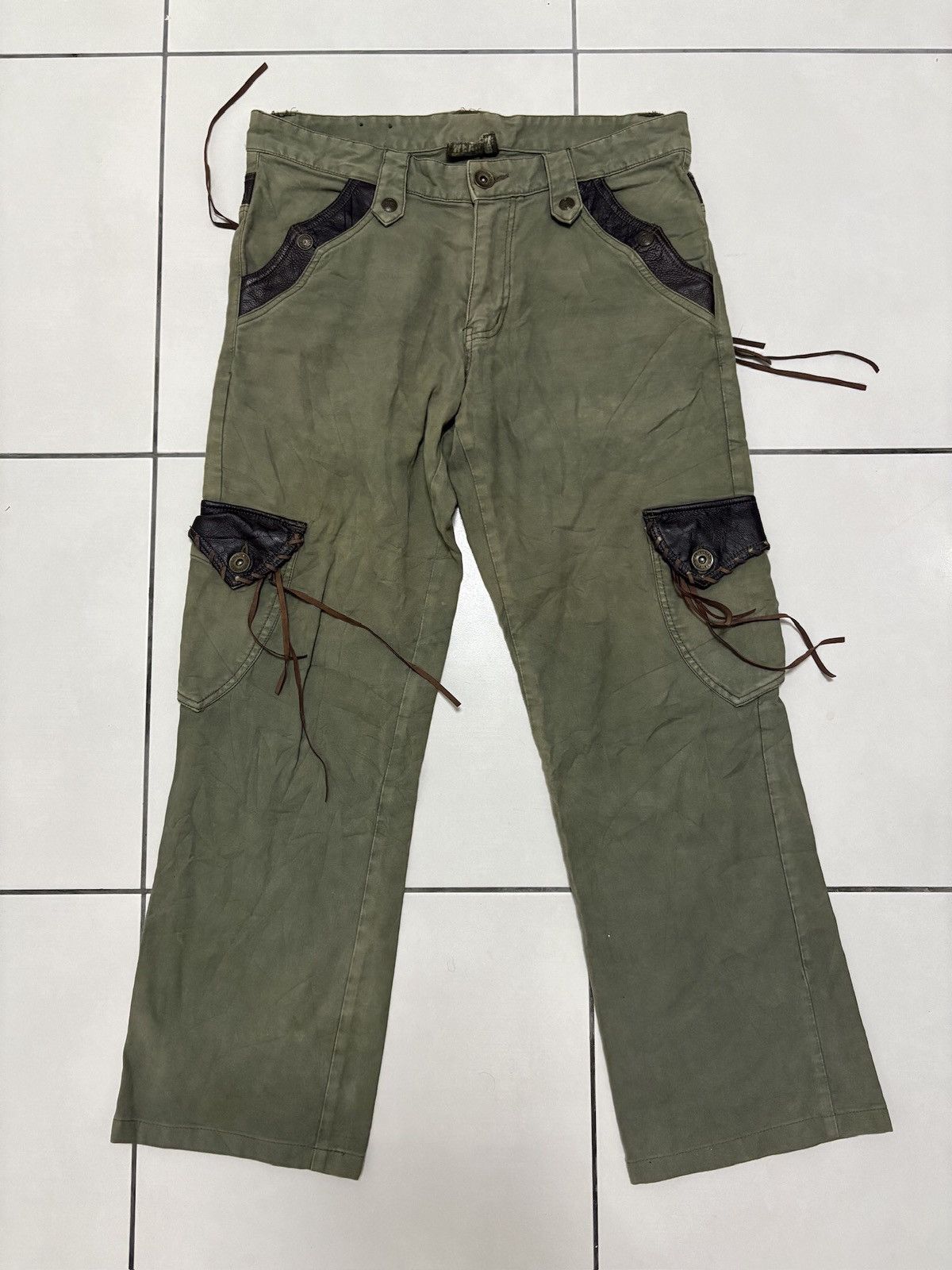Japanese Brand Vintage Gumu Inti Military Cargo Pants Size US 34 / EU 50 - 1 Thumbnail