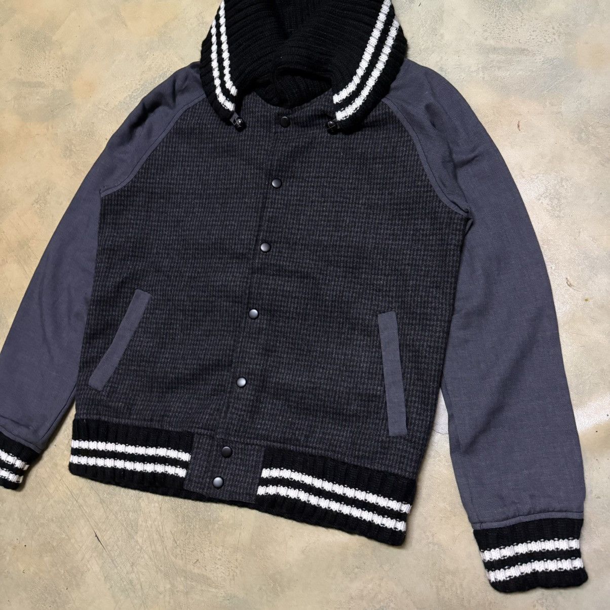Tete Homme Tete Homme Issey Miyake Varsity Jacket Size US L / EU 52-54 / 3 - 2 Thumbnail