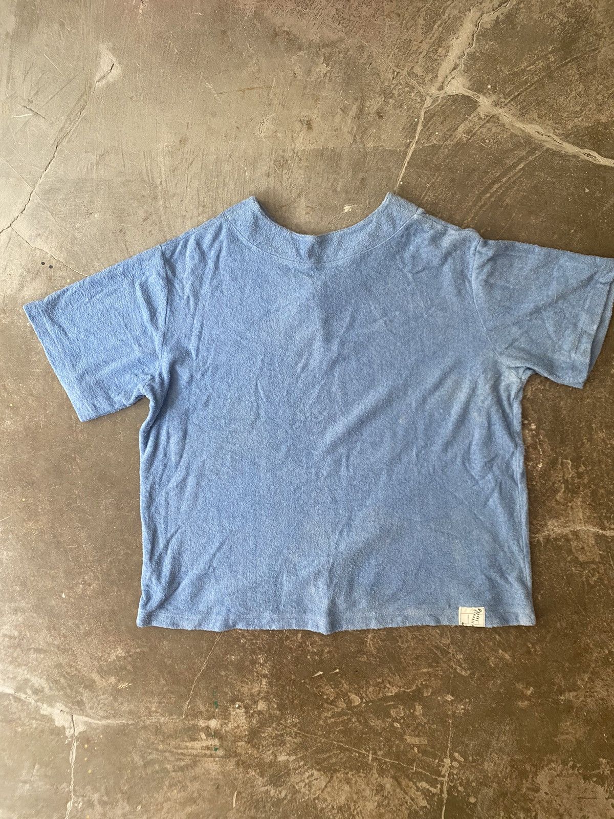 Porter Classic Porter Classic Oversize V Neck Tee Kapital Blue Blue Japan Size US M / EU 48-50 / 2 - 5 Thumbnail