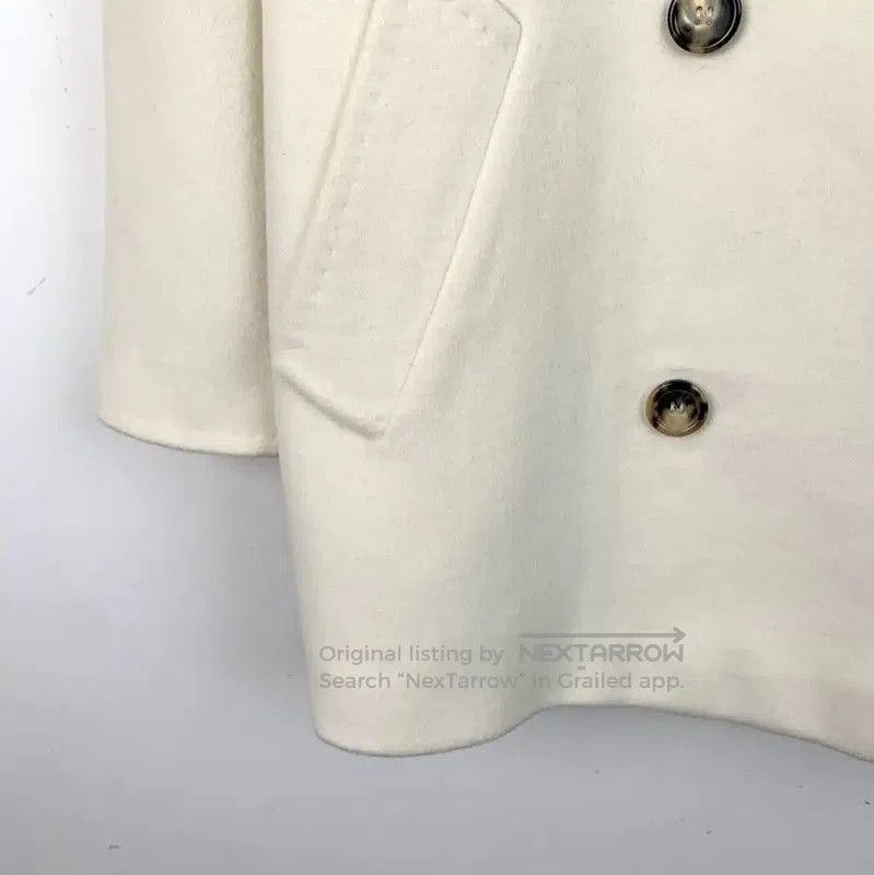 Max Mara MaxMara Cream Wool Women's Coat . Size XS / US 0-2 / IT 36-38 - 4 Thumbnail