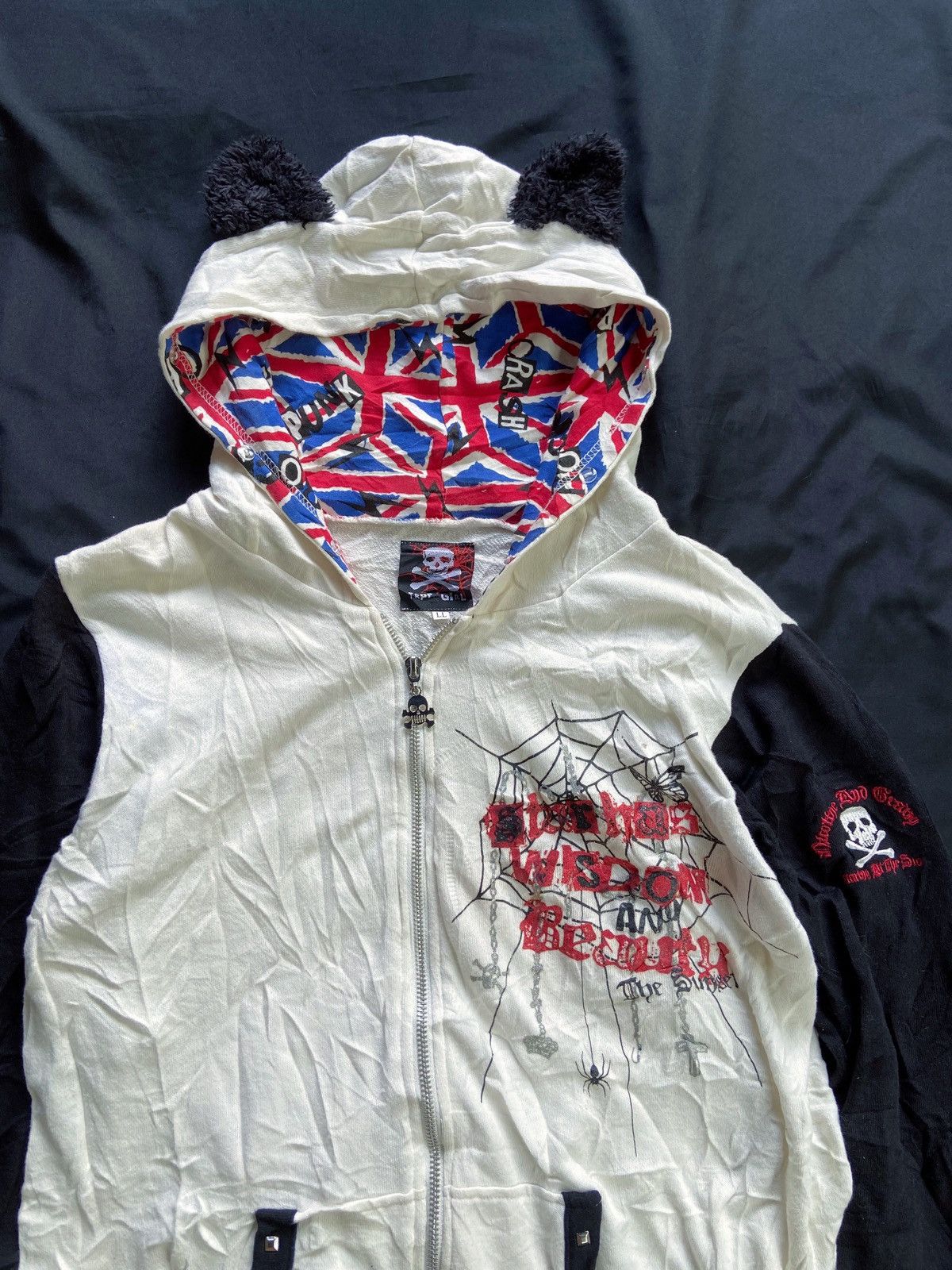 Beauty Beast JAPANESE GIRL PUNK STYLE ZIP HOODIE Size US L / EU 52-54 / 3 - 2 Thumbnail