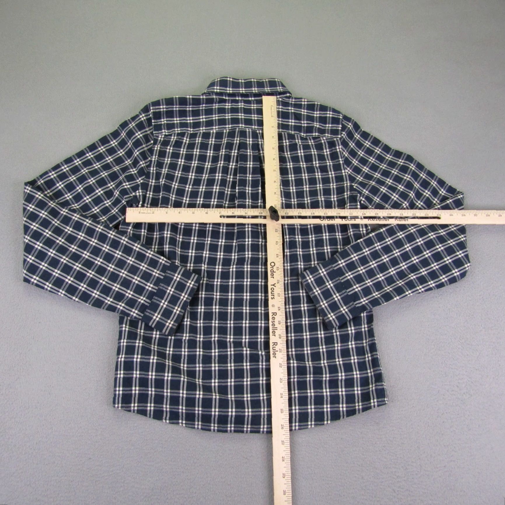 Abercrombie & Fitch VINTAGE Abercrombie & Fitch Men's Shirt Large Blue White Plaid Casual Preppy Button-Down Size US M / EU 48-50 / 2 - 5 Thumbnail