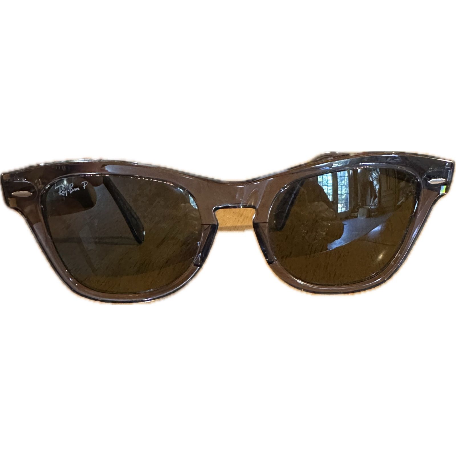 RayBan Ray-Ban Unisex RB0707-S-F gray/blue polarized Sunglasses Size ONE SIZE - 3 Thumbnail
