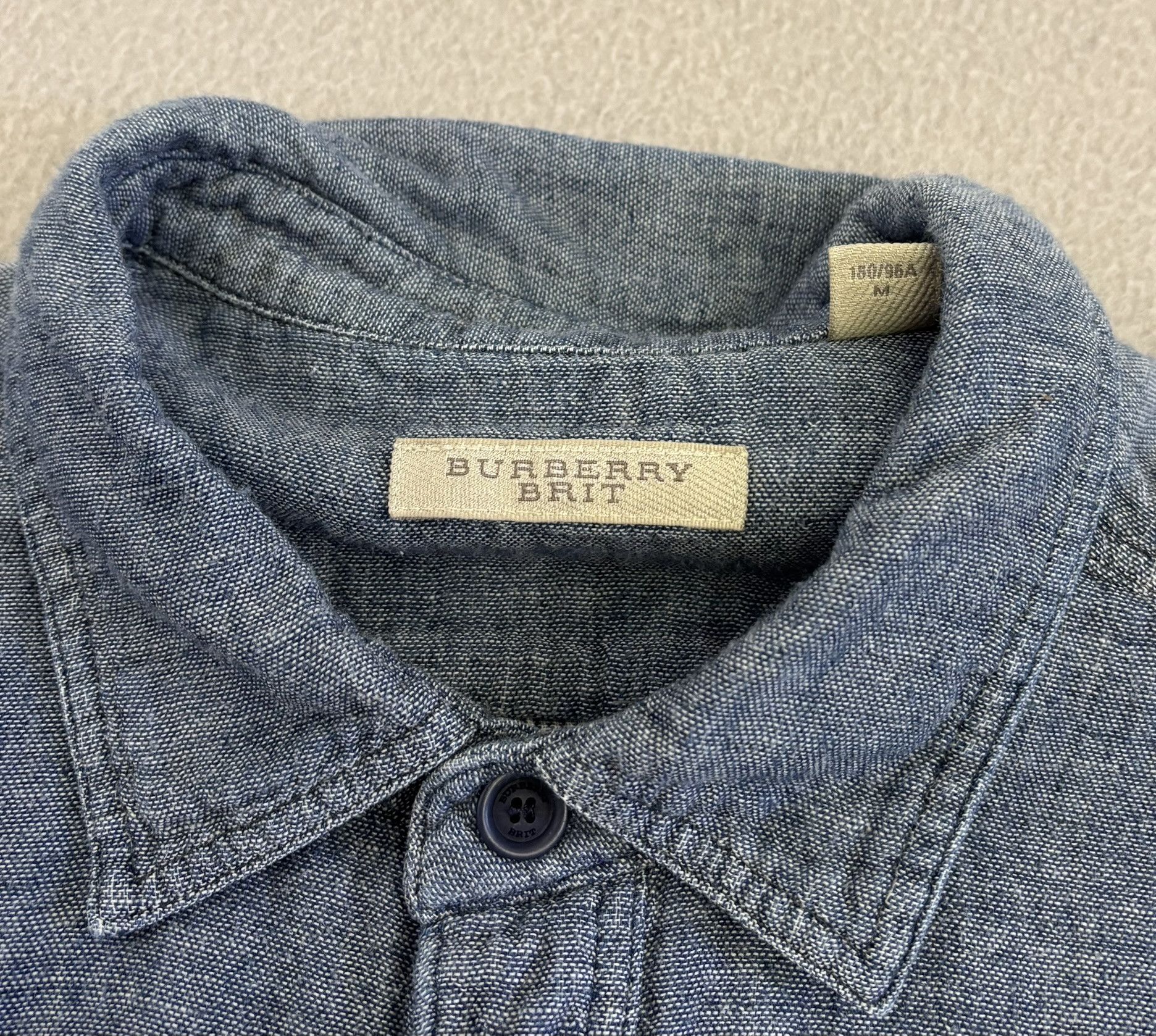 Burberry Burberry shirt denim Medium Size US M / EU 48-50 / 2 - 10 Thumbnail