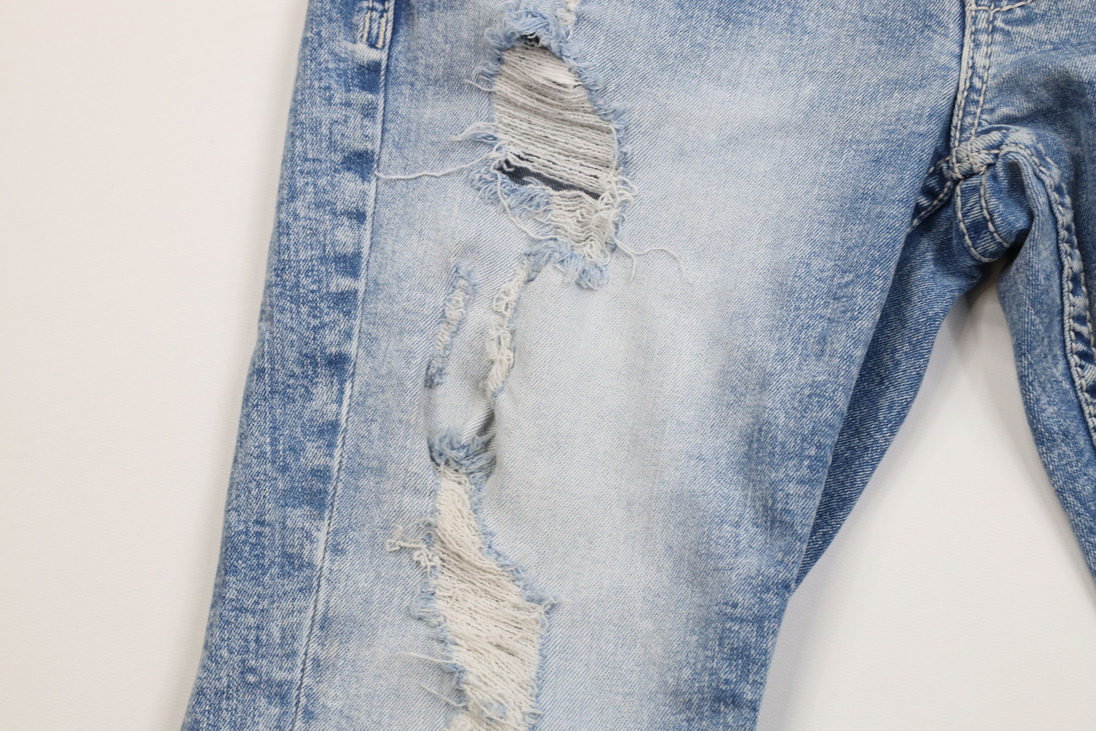 Vintage Buckle BKE Acid Wash Jake Straight Leg Denim Jeans Blue Size US 34 / EU 50 - 6 Thumbnail