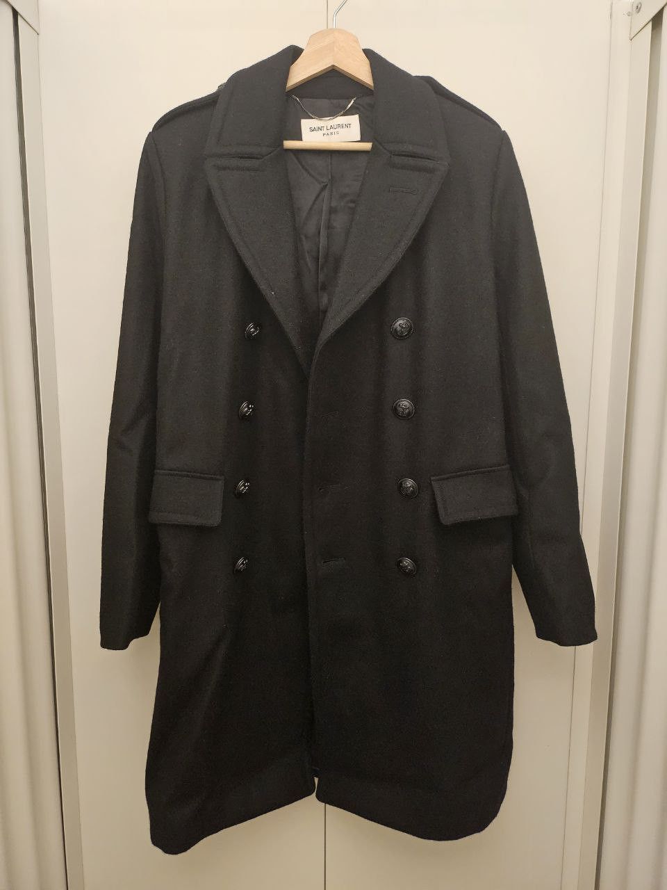 FW14 AW14 Caban Anchor Double Breasted Coat
