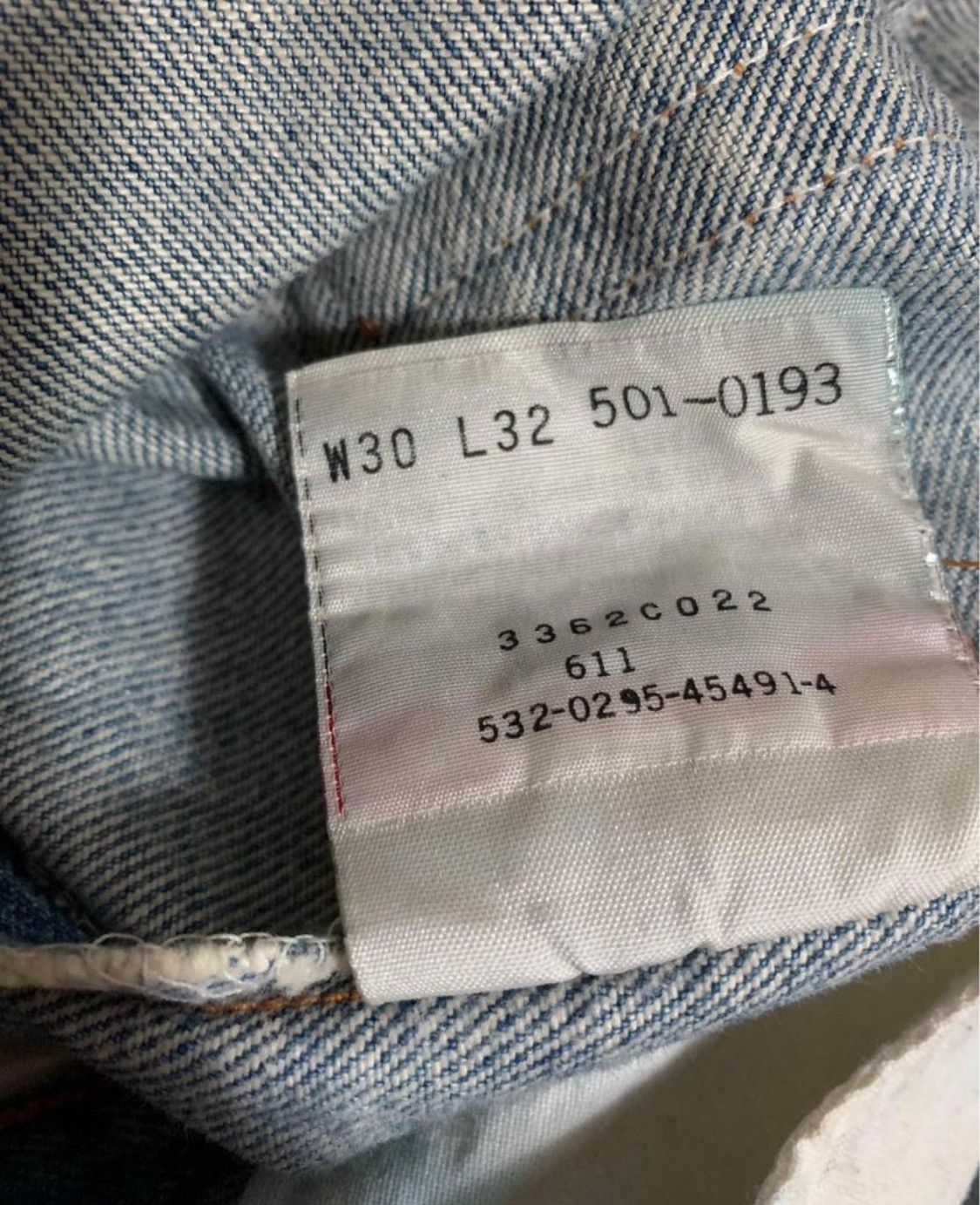Levi's 501 USA Jeans Size US 30 / EU 46 - 6 Thumbnail