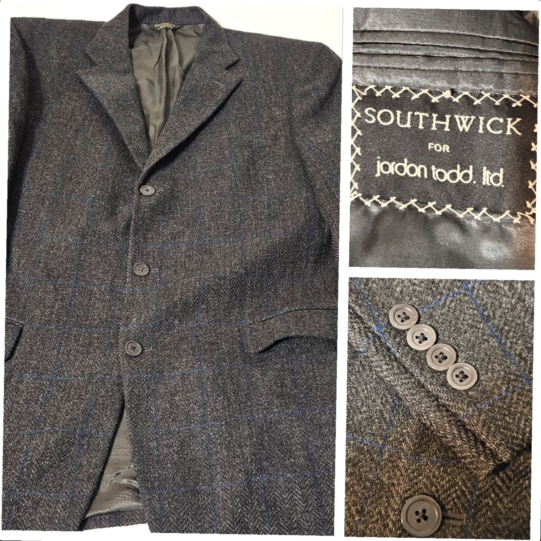 Southwick VINTAGE Southwick Blazer Shirt? Size 46R - 2 Thumbnail