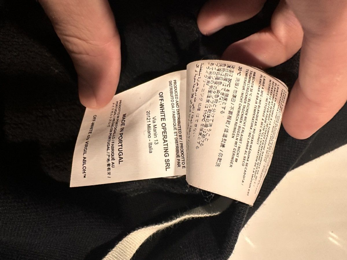 Off-White Off-White Floral Black Crewneck Size US M / EU 48-50 / 2 - 5 Thumbnail